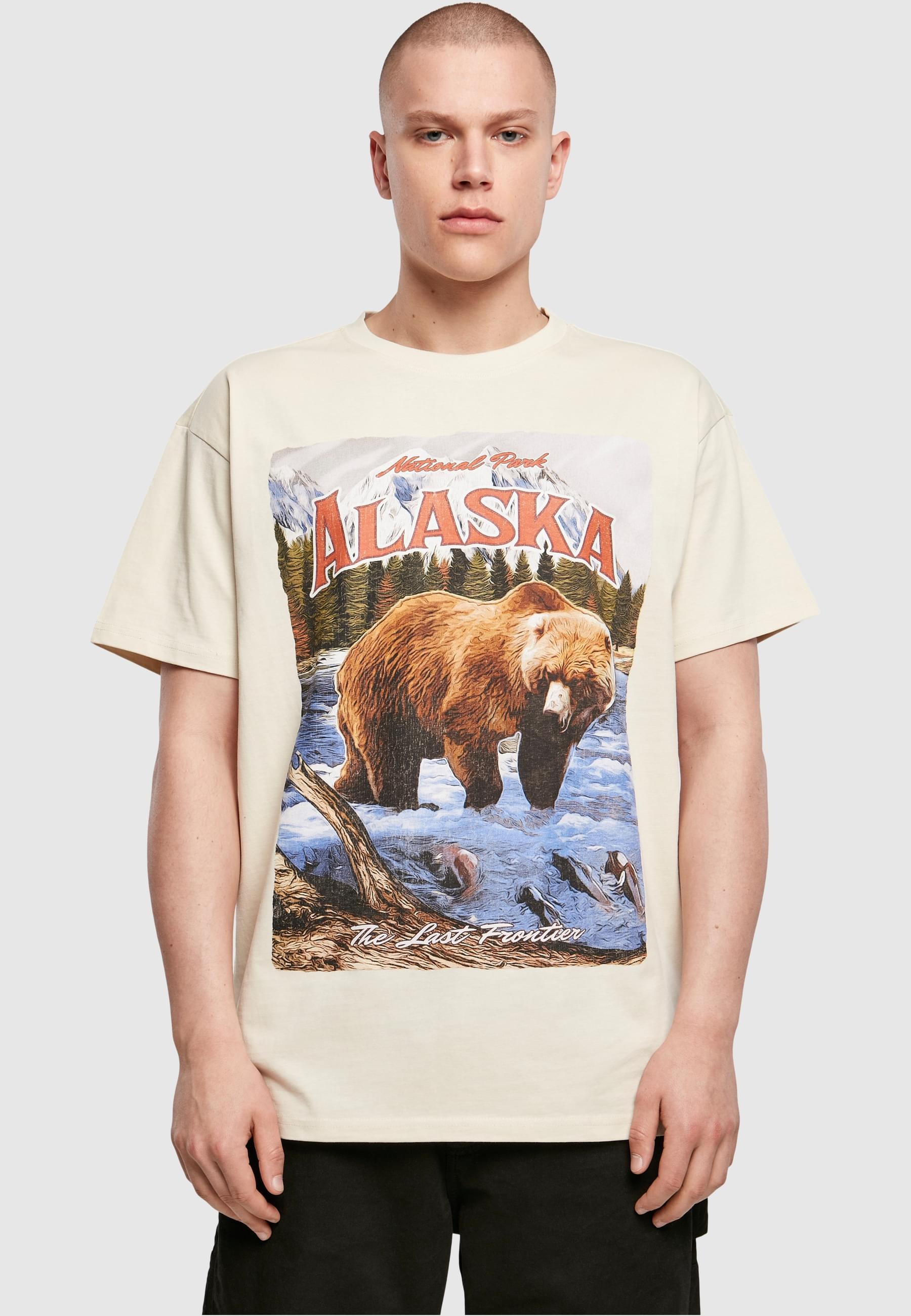 Upscale by Mister Tee T-Shirt »Upscale by Mister Tee Herren Alaska Vintage Oversize Tee«, (1 tlg.)