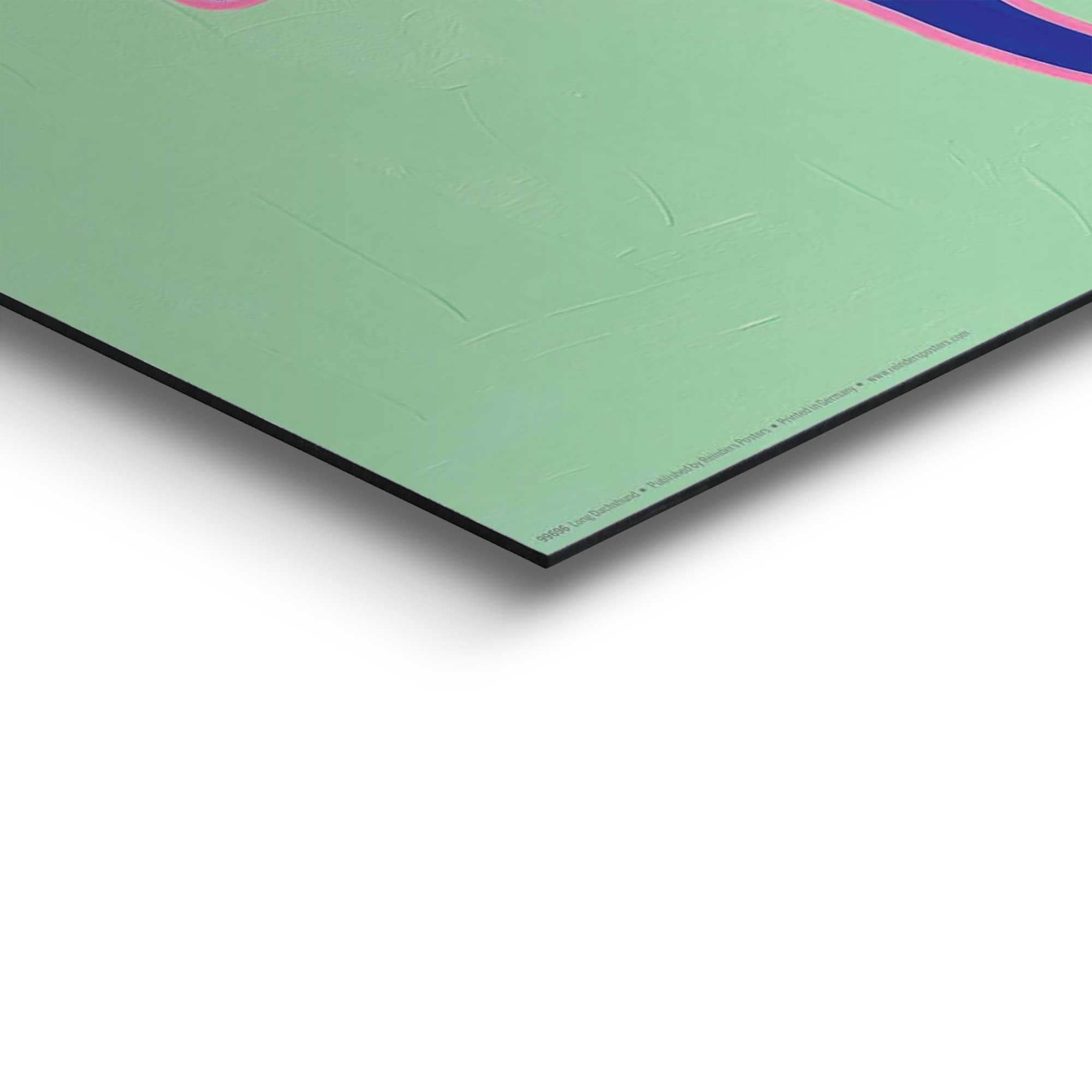 Reinders! Deco-Panel »Blauer Dackel« Tiere 1 Stk. tlg. Wohnzimmer - Blau - MDF - Tiere - 40x50 cm