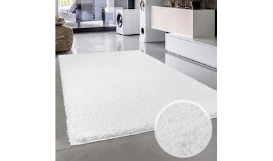Carpet City Hochflor-Teppich »Shaggi uni 500«, rechteckig, Shaggy-Teppich, Uni Farben,... kaufen