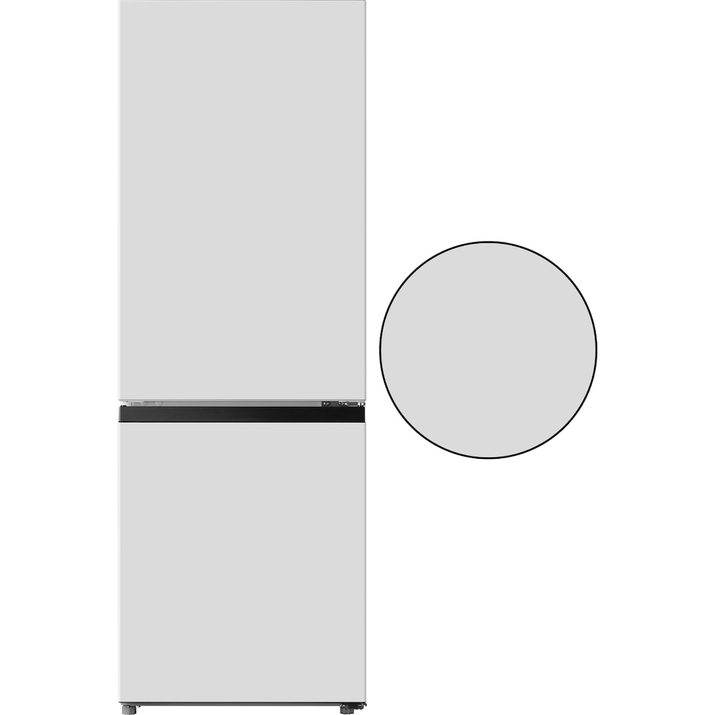 Hanseatic Kühl-/Gefrierkombination »HKGK14349C«, HKGK14349CW, 143 cm hoch, 49,5 cm breit