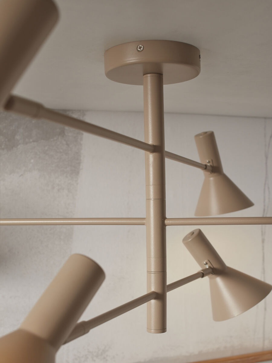 it's About RoMi Deckenleuchte »Izmir«, 6 flammig, Leuchtmittel E14 | LED wechselbar, Gutes leselicht