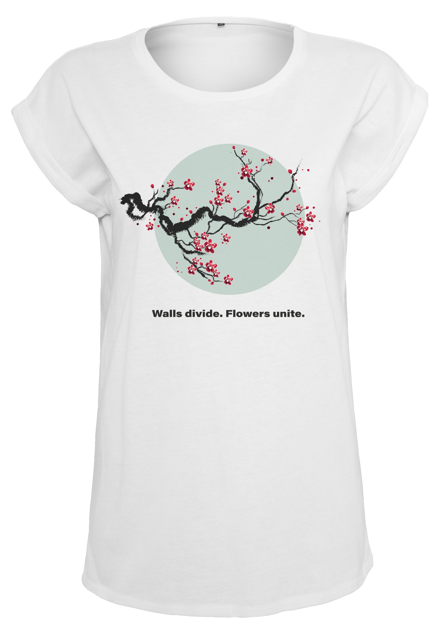 MisterTee T-Shirt "MisterTee Damen Ladies Flowers Unite Tee" 1 Stk. günstig online kaufen