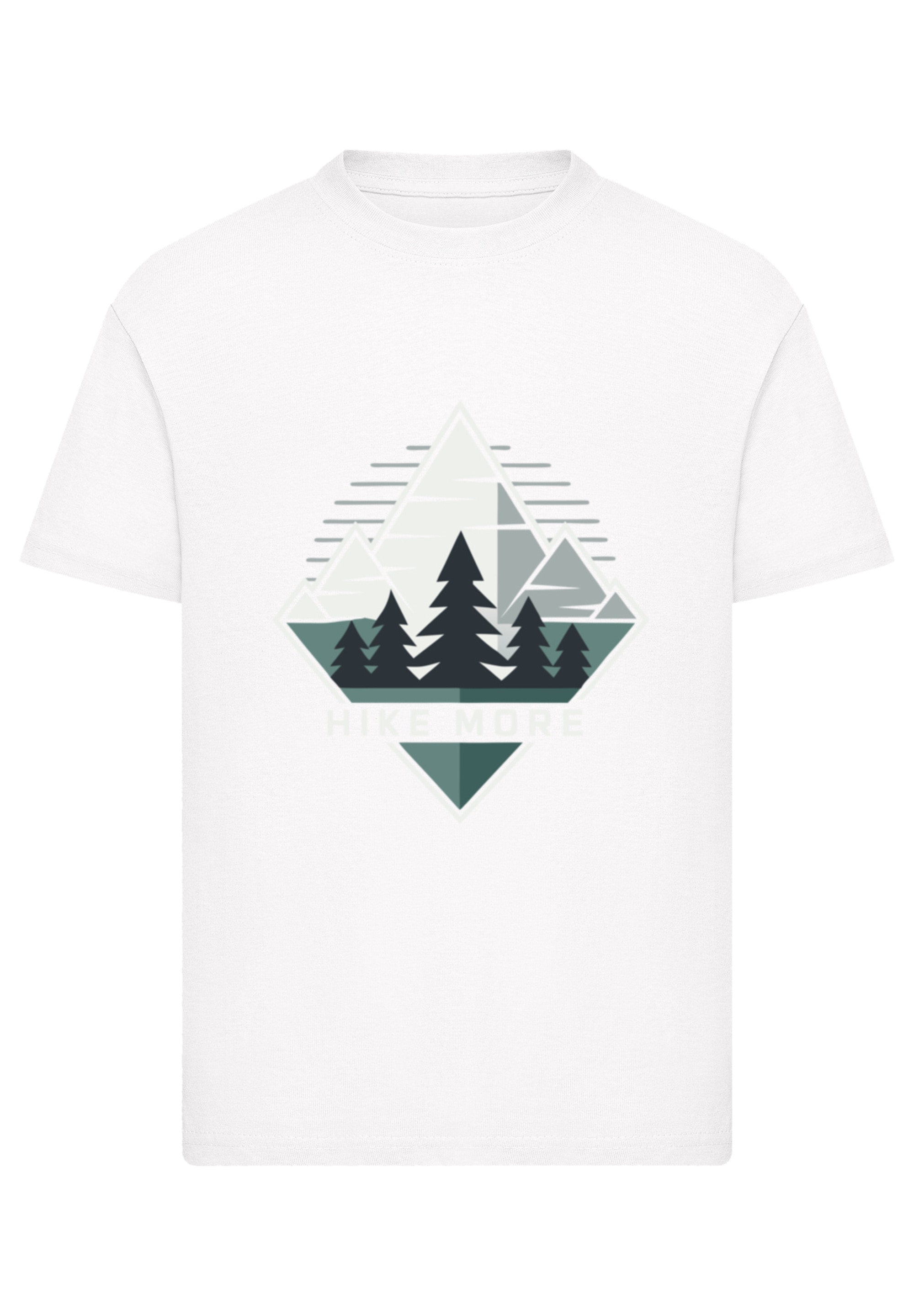 F4NT4STIC T-Shirt »Hike More Mountains«, Premium Qualität