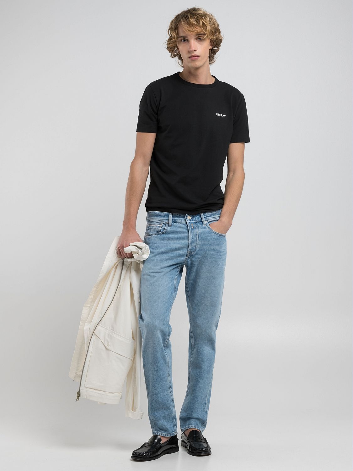 Replay Straight-Jeans »GROVER«, in vielen verschiedenen Waschungen, mit Stretch