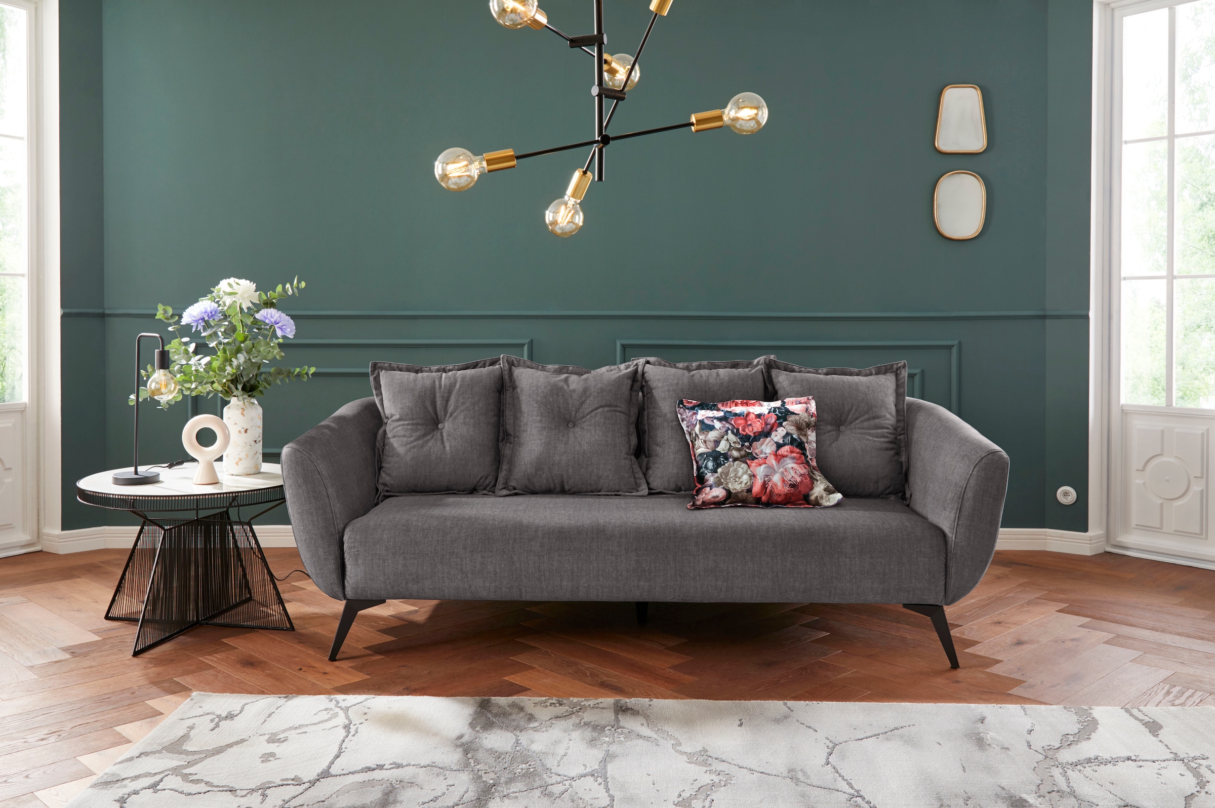 Home affaire 3-Sitzer "Baggio" Zierkissen inklusive günstig online kaufen