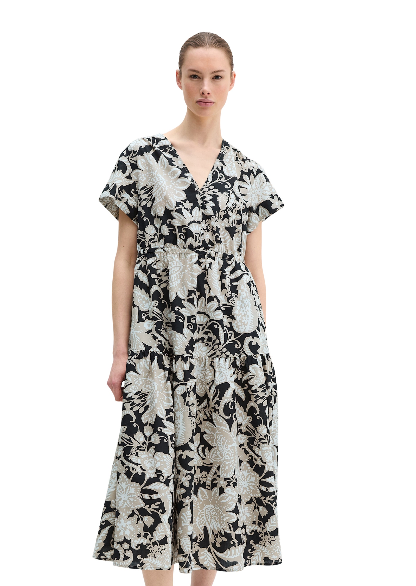 Marc OPolo Druckkleid "aus bedrucktem Light-Popeline" günstig online kaufen