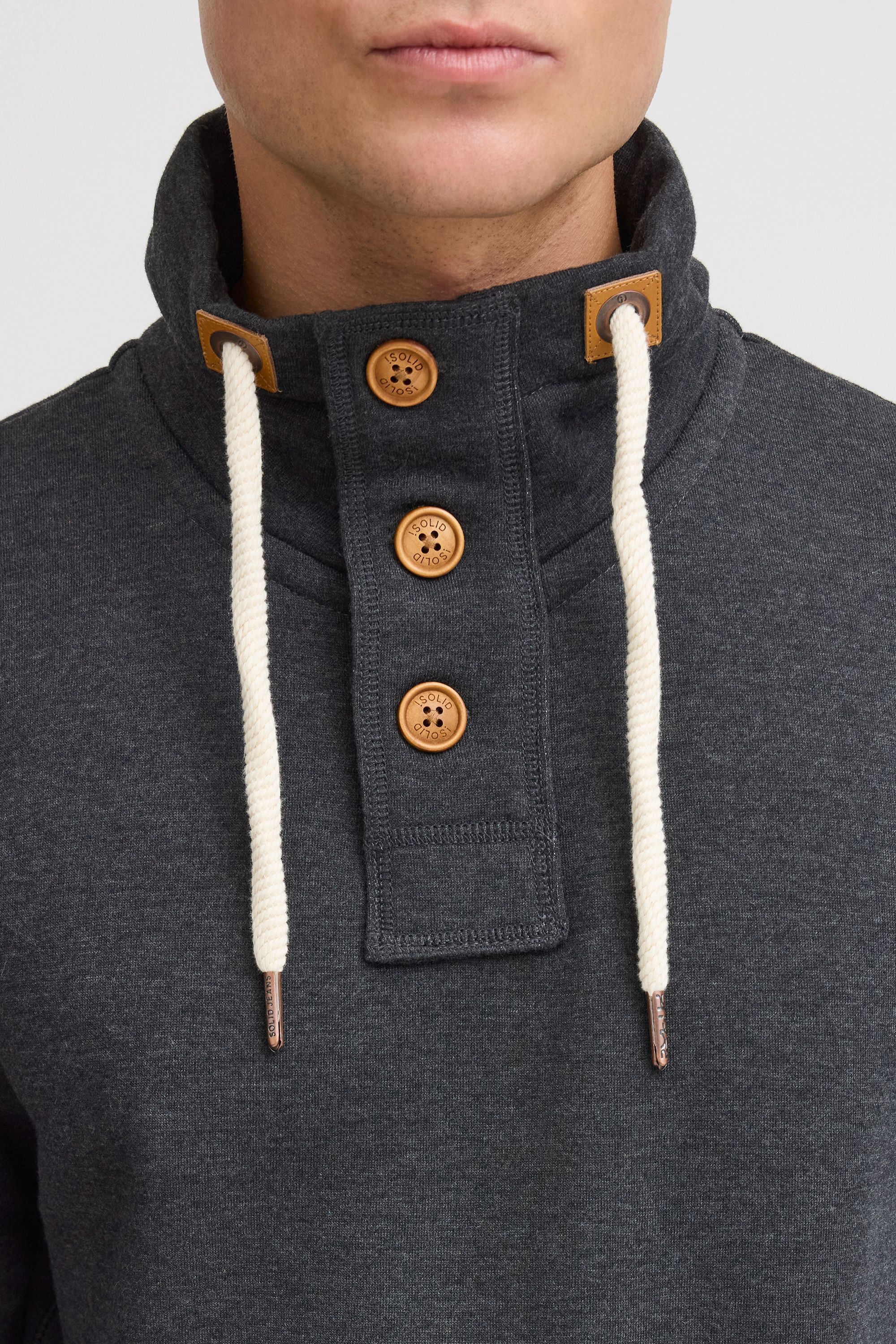 !Solid Stehkragenpullover »Stehkragenpullover SDTripTroyer«