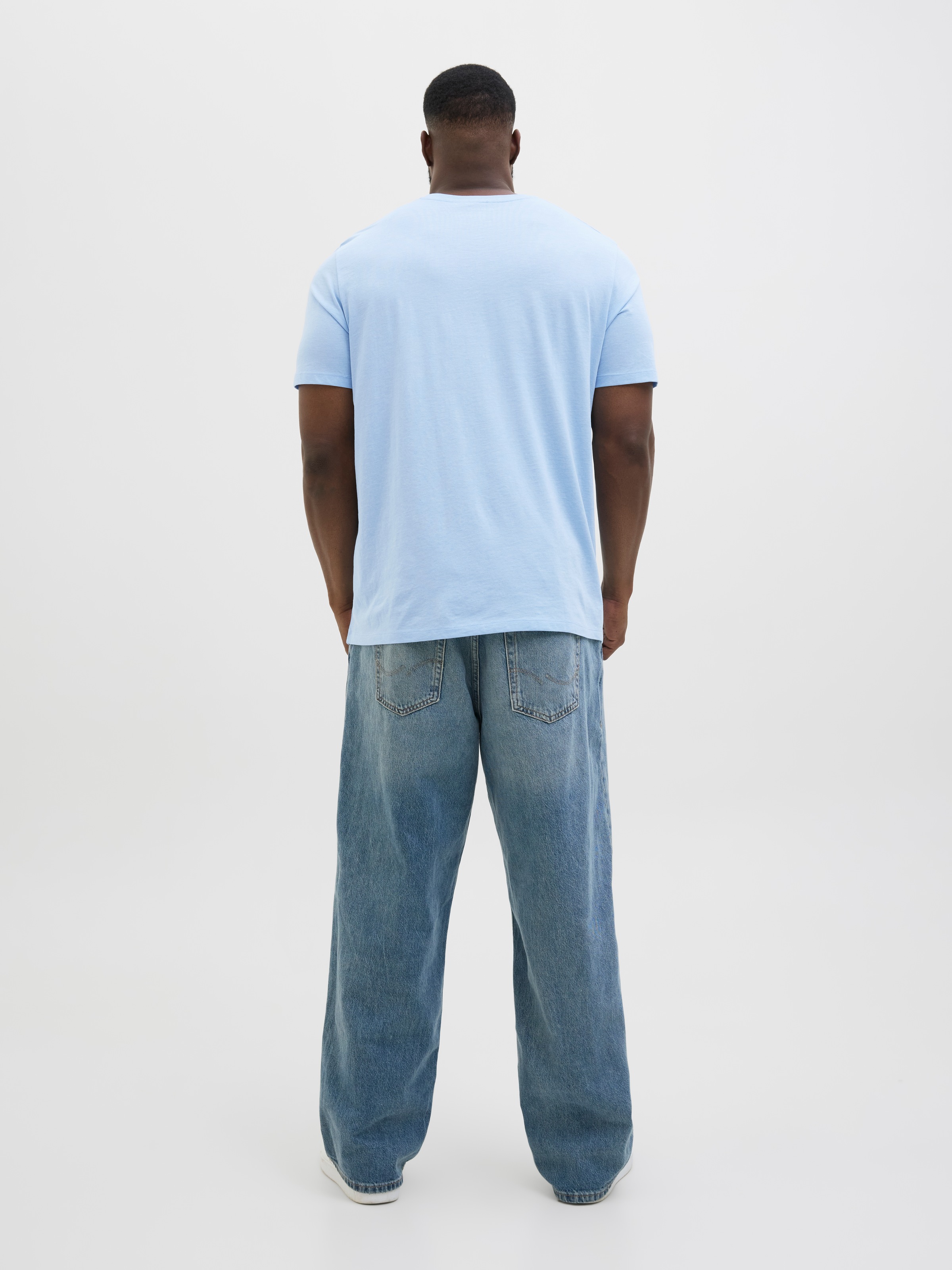 Jack & Jones PlusSize T-Shirt »JJELOGO TEE SS O-NECK 2 COL AW24 S PLS«, mit Frontprint