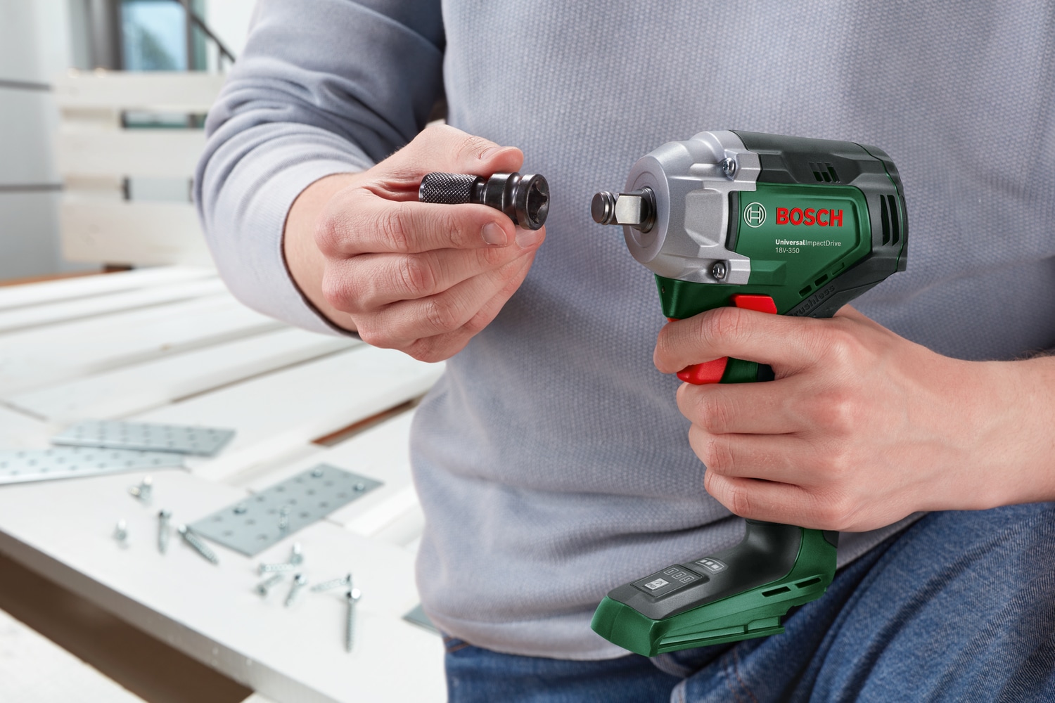 Bosch Home & Garden Akku-Drehschlagschrauber »»GEX 18V-150-3««, ohne Akku, ohne Ladegerät