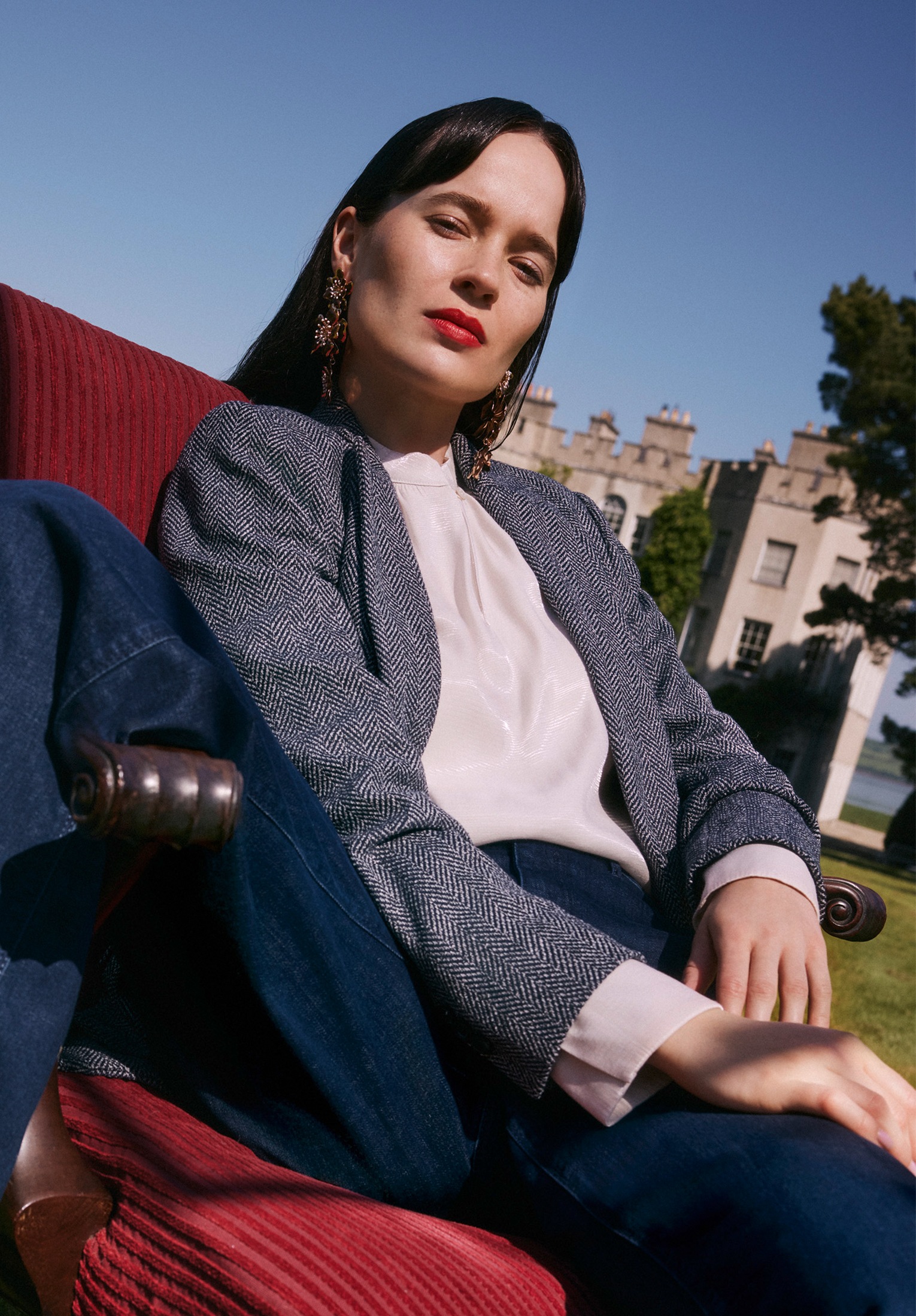 Betty&Co Longblazer »Betty & Co Longblazer mit Taschen«, Nahtführung