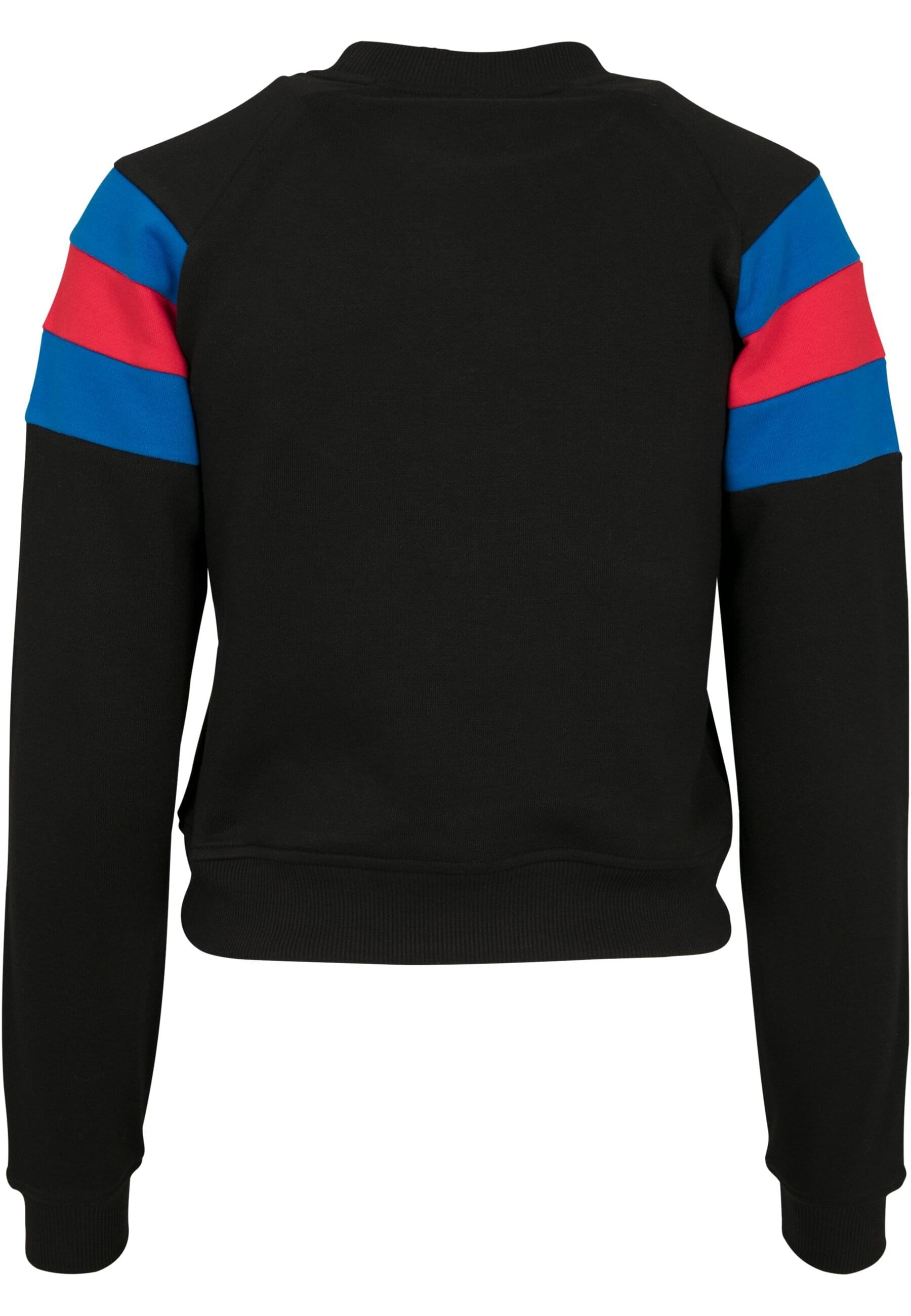URBAN CLASSICS Sweatshirt »Urban Classics Damen Ladies Sleeve Stripe Crew«, (1 tlg.)