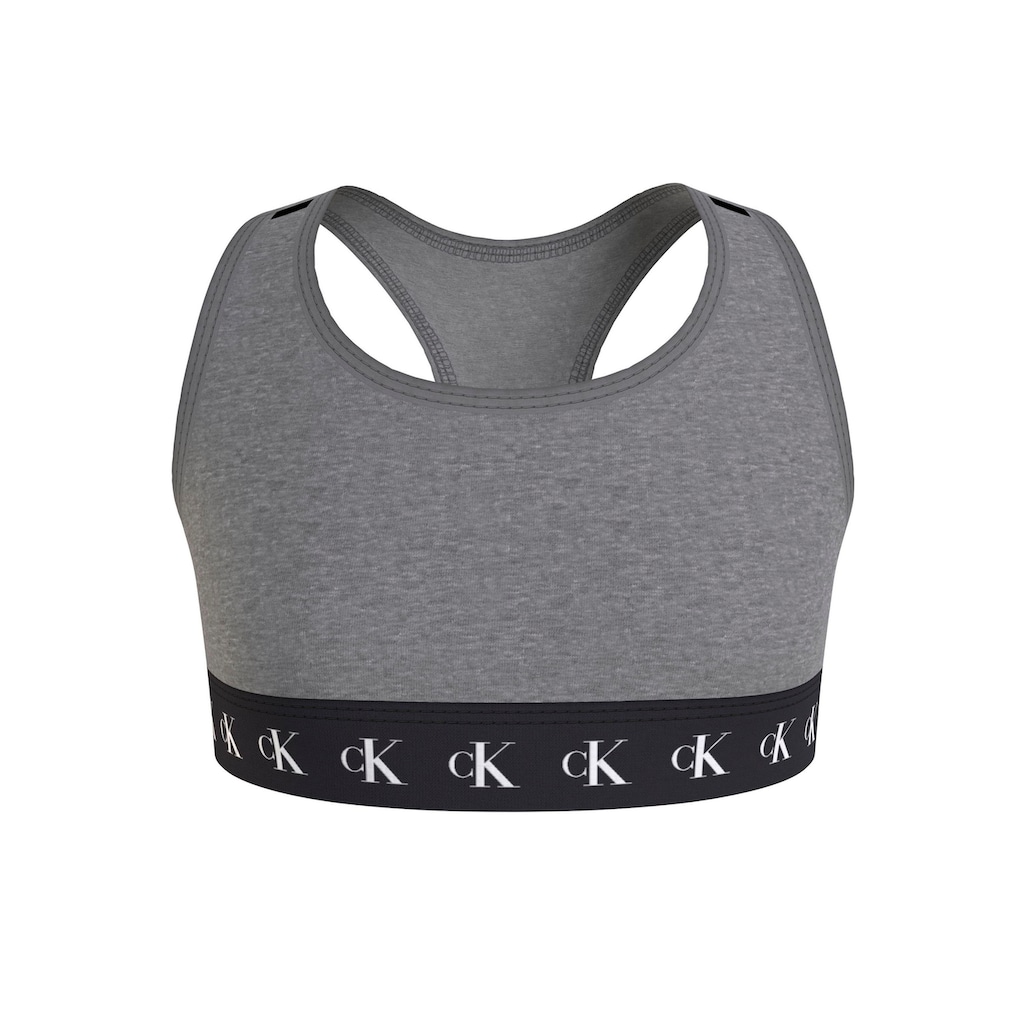 Calvin Klein Bralette »2PK BRALETTE«, (Packung, 2 tlg., 2er-Pack), mit Markenlabel am Bund