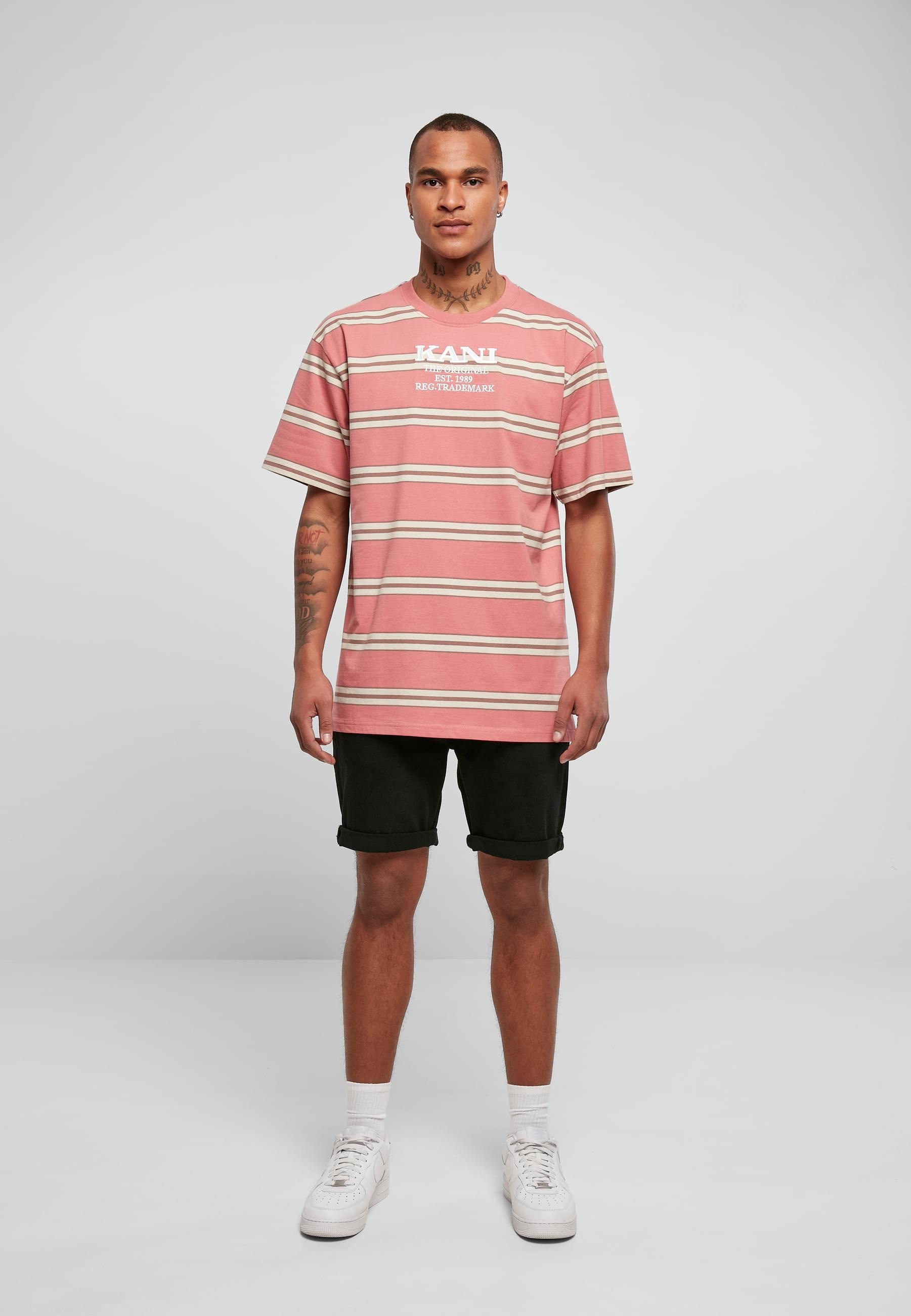 Karl Kani T-Shirt »Karl Kani Herren KM222-009-1 Retro Stripe Tee«, (1 tlg.)