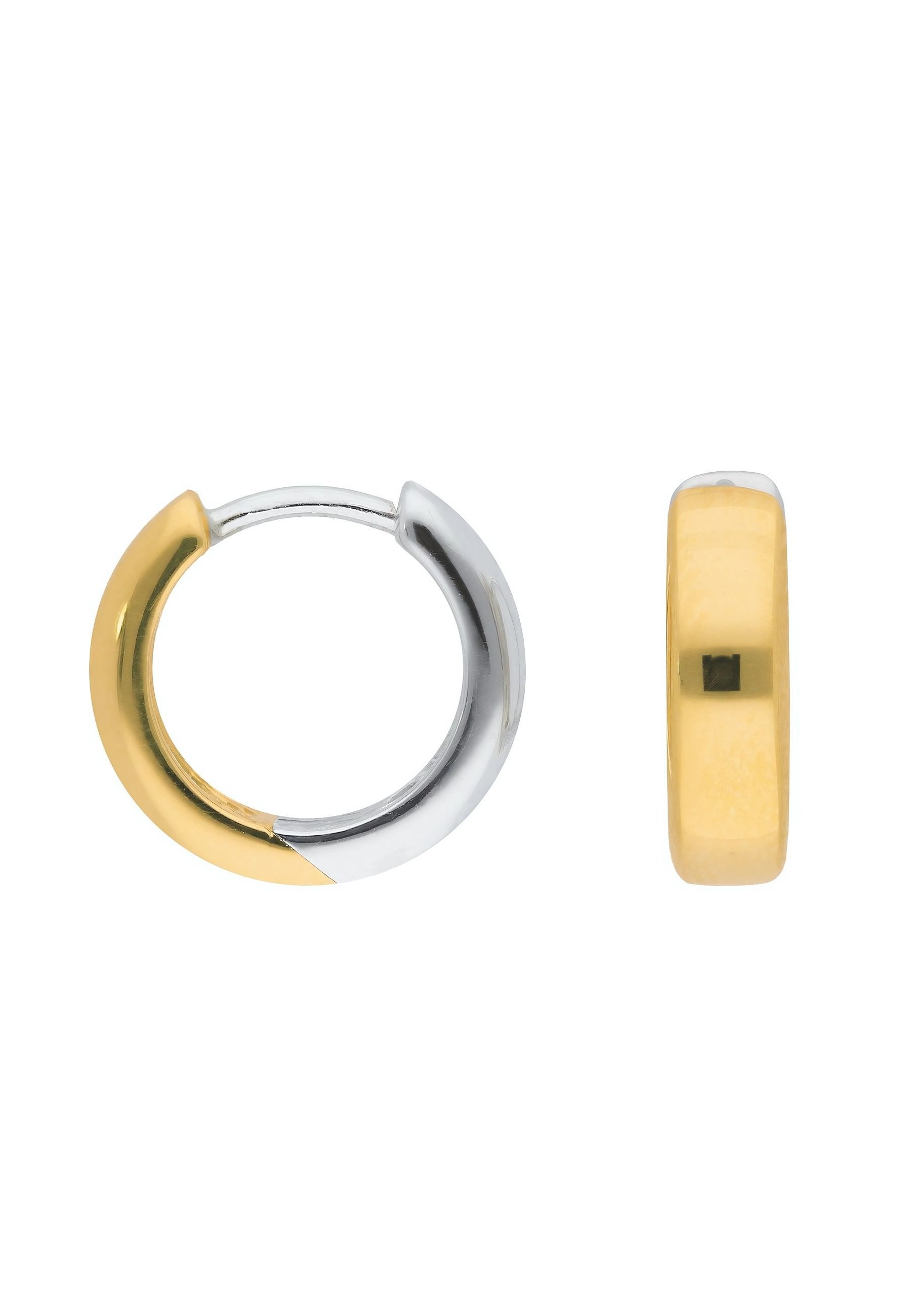 Paar Creolen ADELIA´S "Damen 925 Silber Ohrringe Creolen Ø 14 mm", silber, Ohrringe, Damen, Damen, Silber 925 (Sterlingsilber), für Damen
