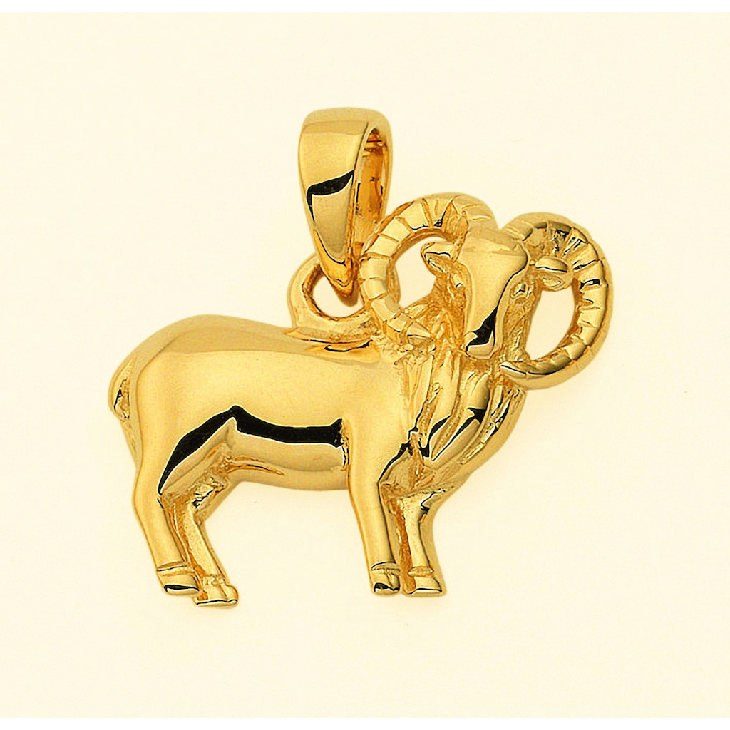 Adelia´s Kette mit Anhänger »585 Gold Sternzeichen Anhänger Widder«, Schmuckset - Set mit Halskette