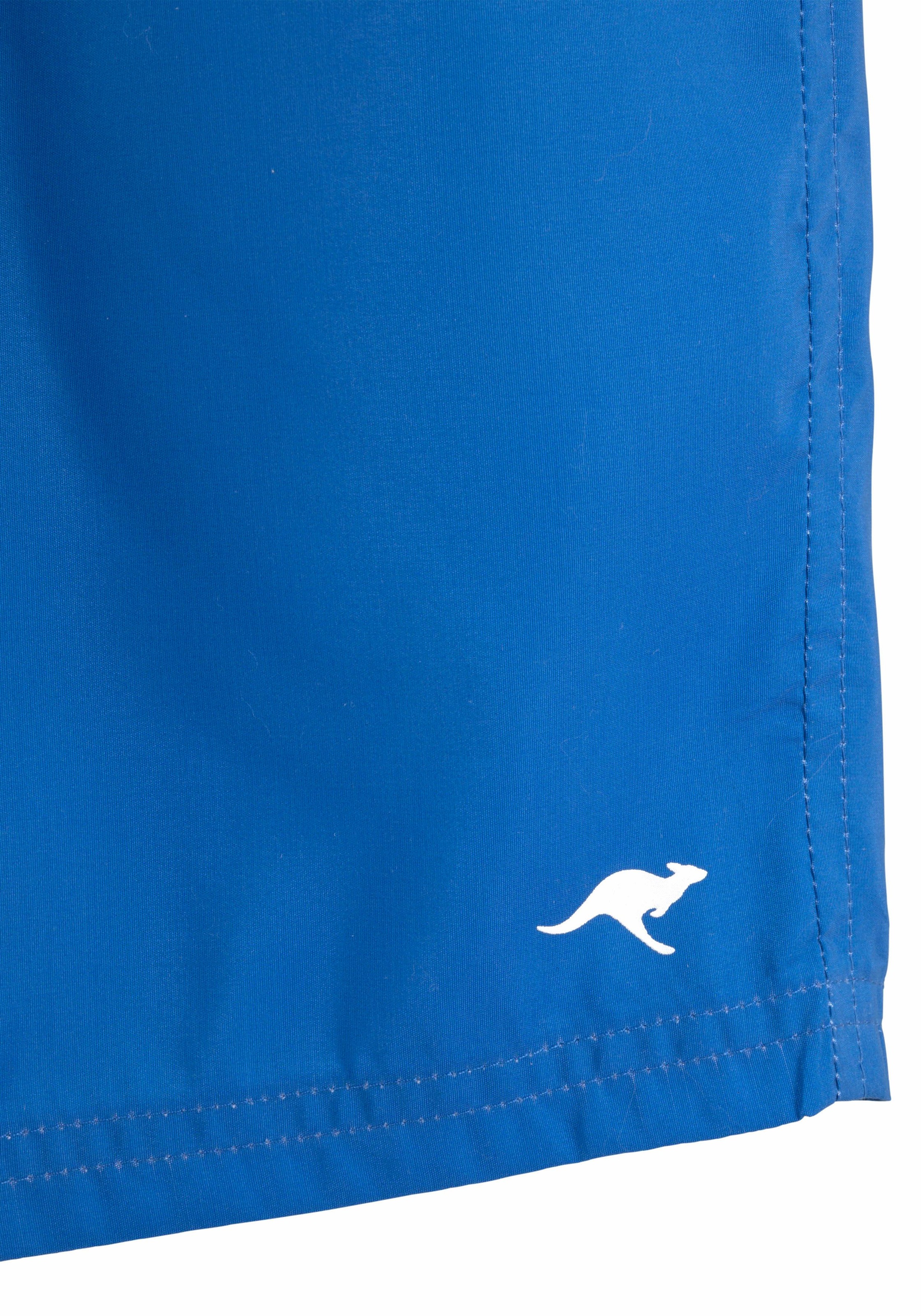 Badeshorts KANGAROOS, Herren, Gr. L (52), N-Gr, blau (blau, türkis), Polyester, gestreift, Badehosen Badeshorts, mit Streifen 3