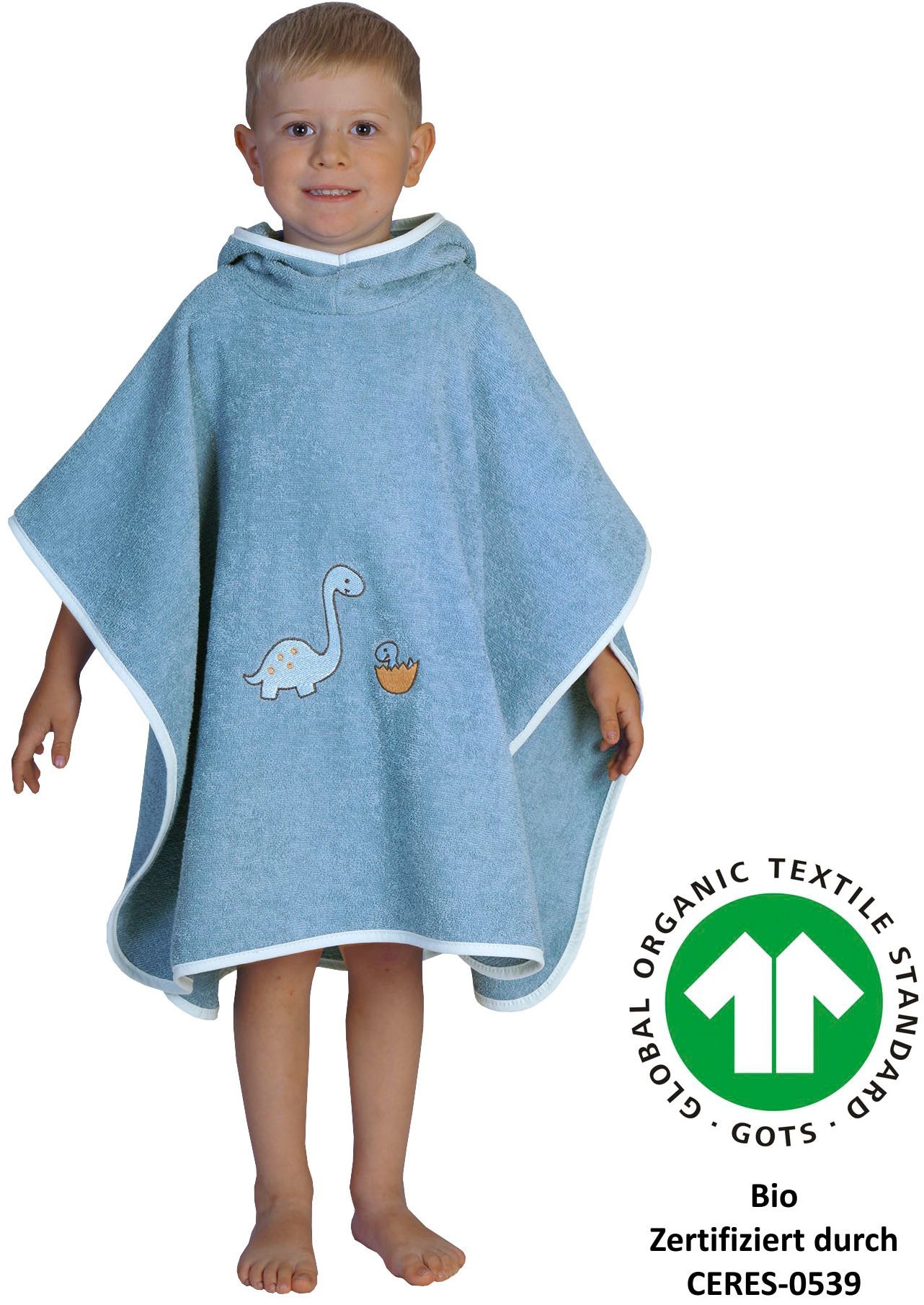 Wörner Badeponcho "Dinofamilie" 1 Stk. tlg., maschinenwaschbar, trocknergee günstig online kaufen