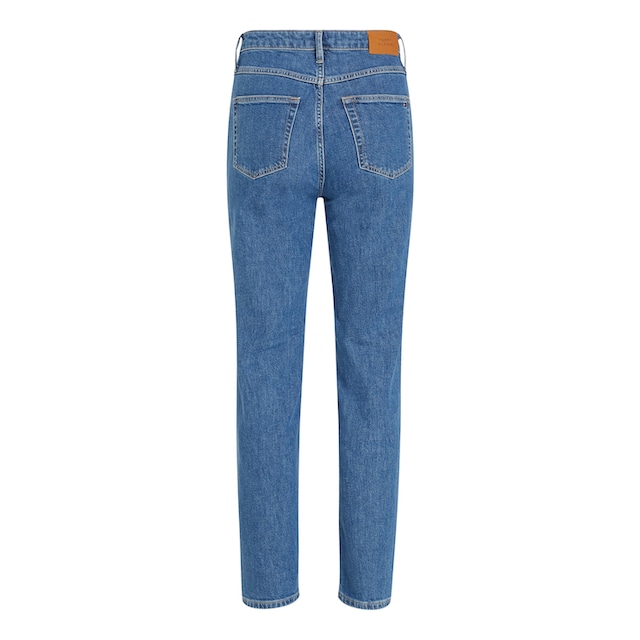 Tommy Hilfiger Straight-Jeans »CLASSIC STRAIGHT HW«, mit Tommy Hilfiger  Leder-Badge kaufen | BAUR