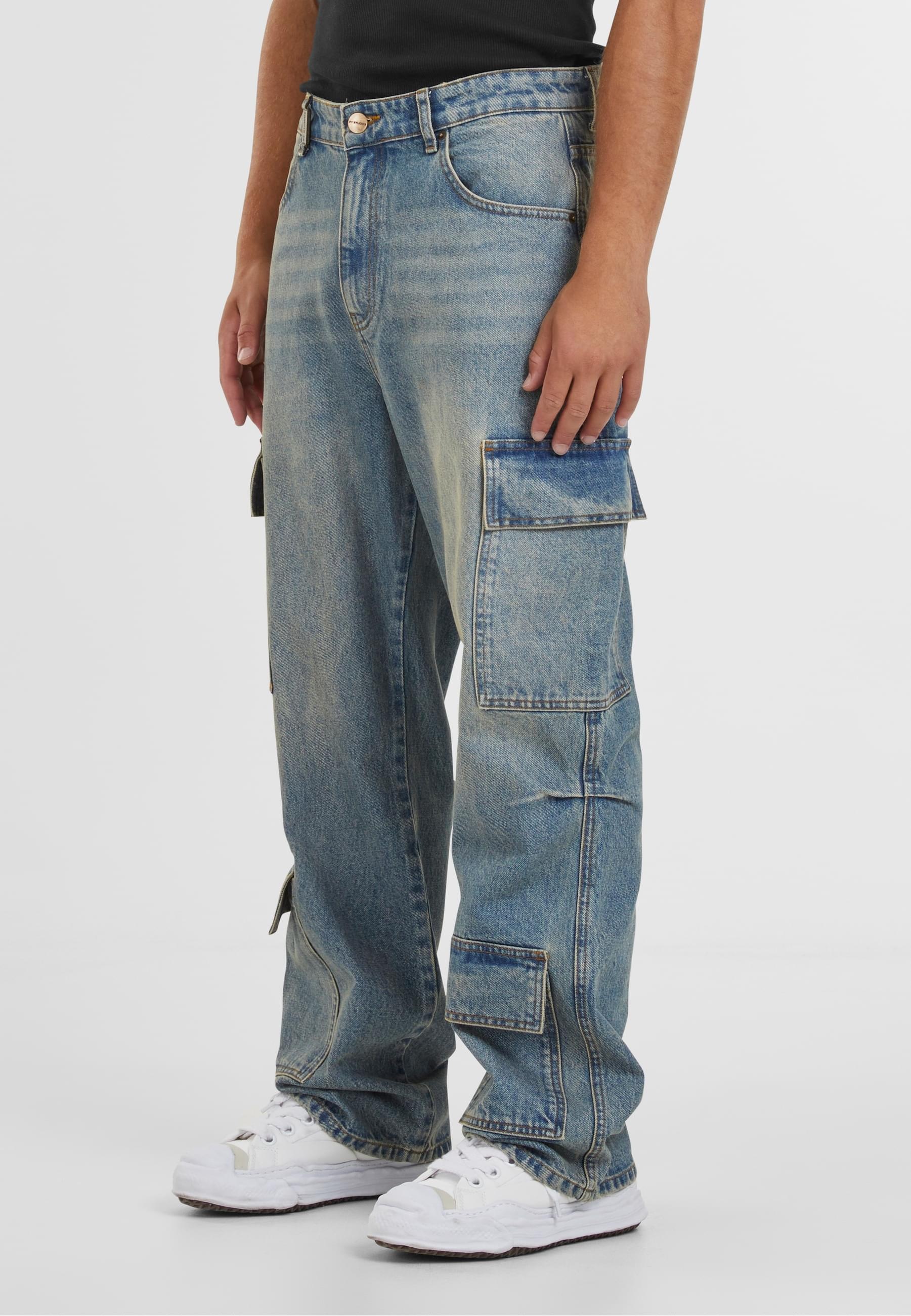 2Y Studios Bequeme Jeans »2Y Studios Vorin Cargo Baggy Jeans«