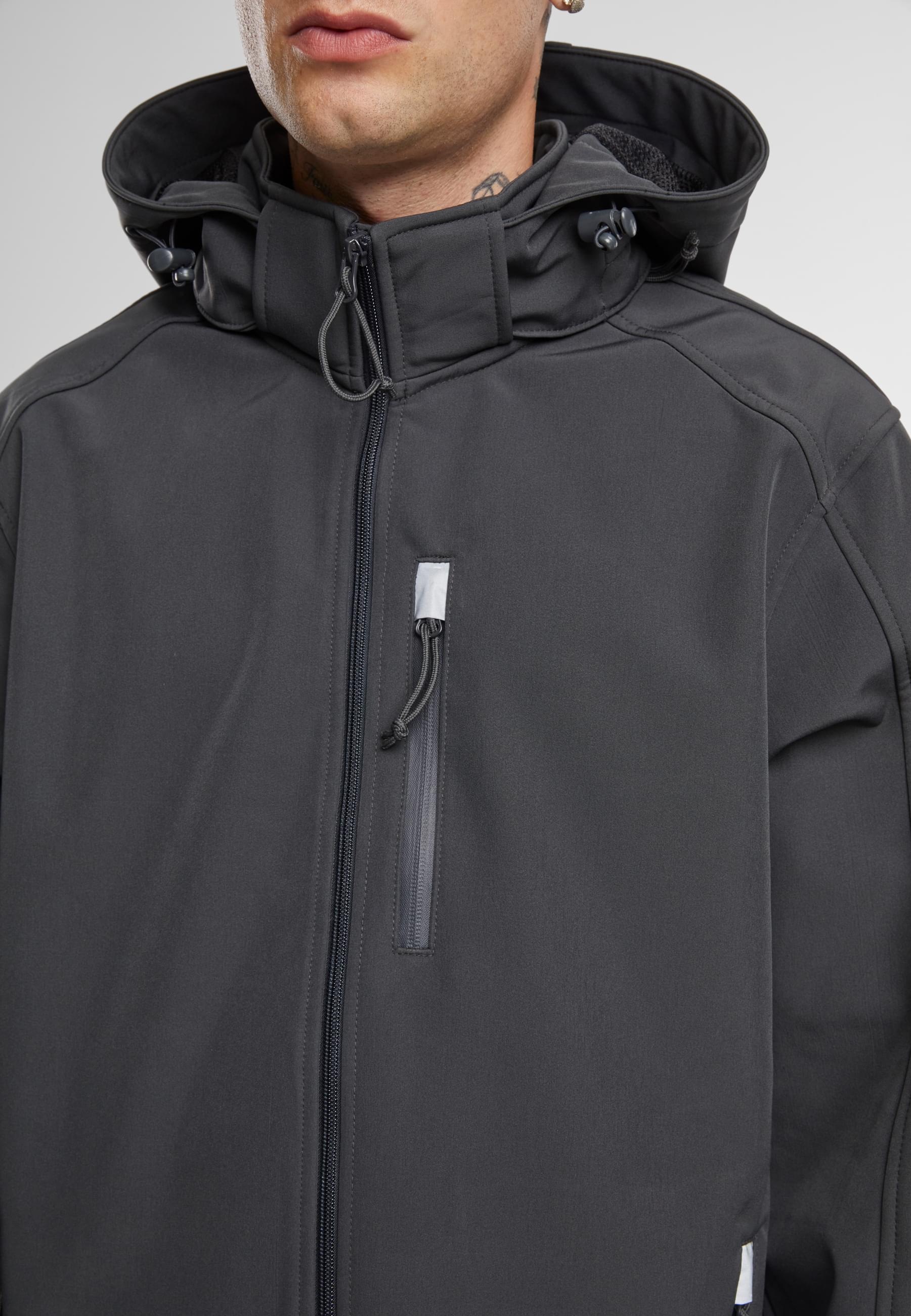 Brandit Allwetterjacke »Brandit Softshelljacket Hurricane« 1 Stk. tlg. mit Kapuze