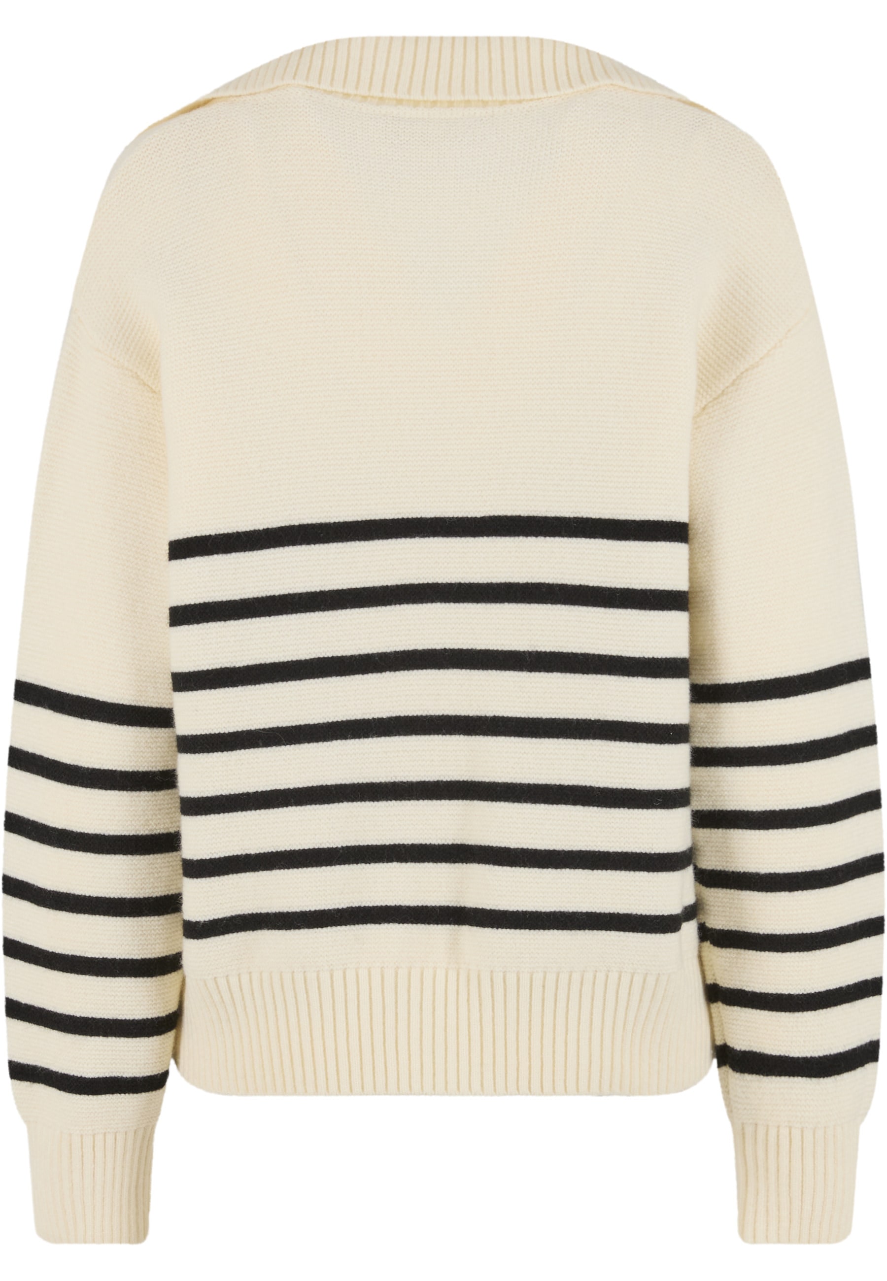 ESTELOU Rundhalspullover »ESTELOU Knit v-neck polo« 1