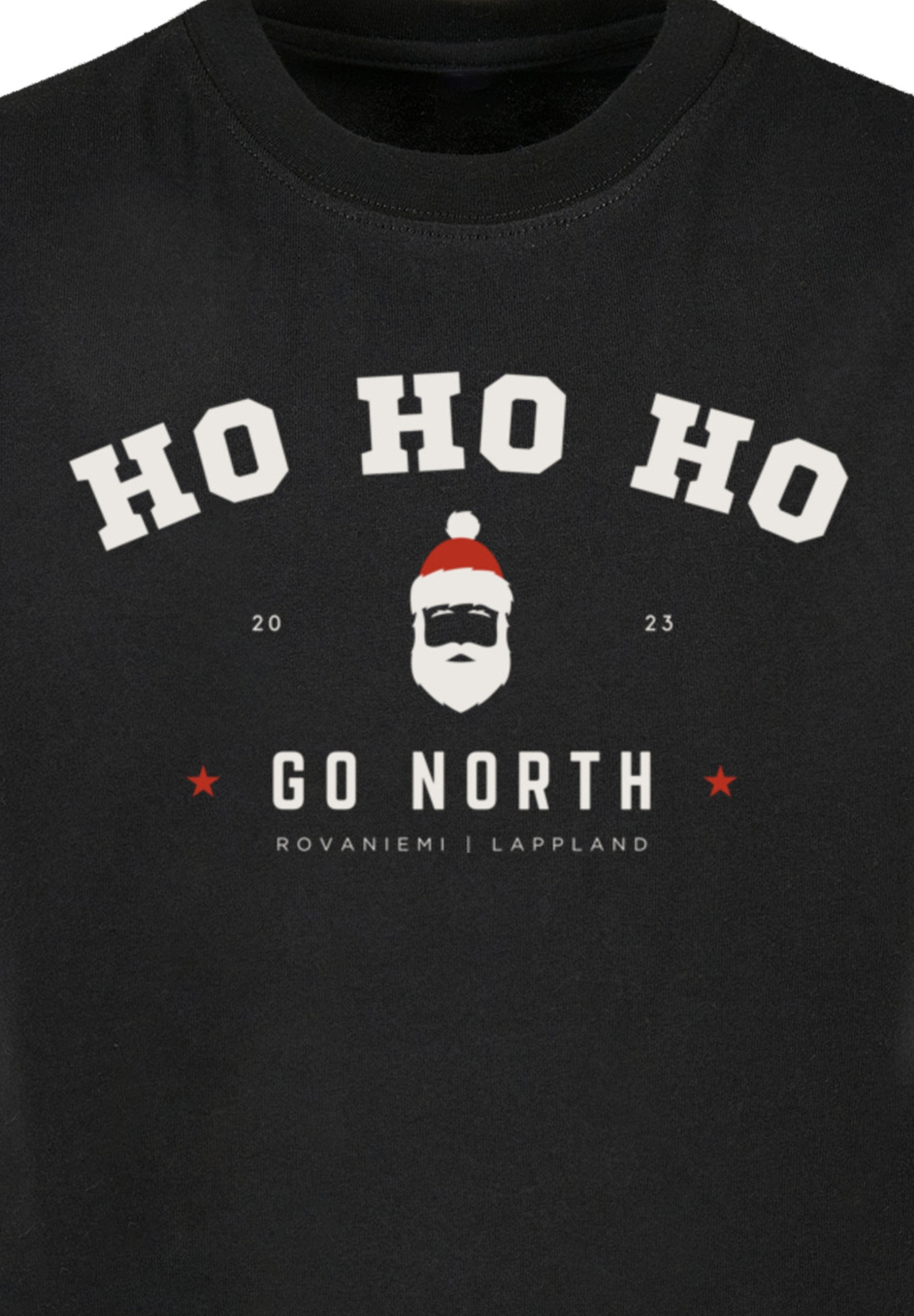 F4NT4STIC T-Shirt »Ho Ho Ho Santa Claus Weihnachten«, Weihnachten, Geschenk, Logo