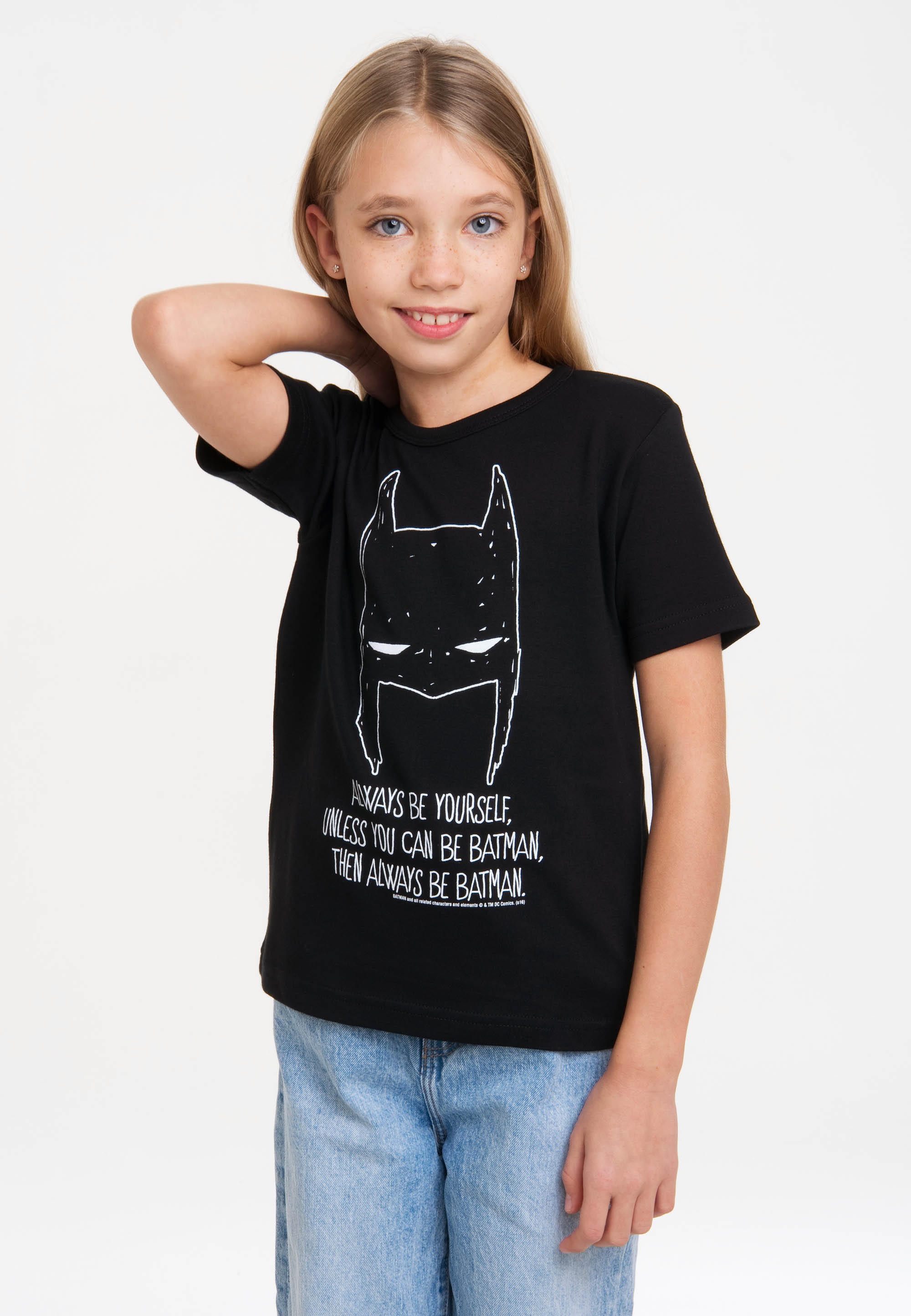 BAUR mit Yourself«, ▷ Batman für - | Always coolem Be LOGOSHIRT »DC - Batman- T-Shirt Print