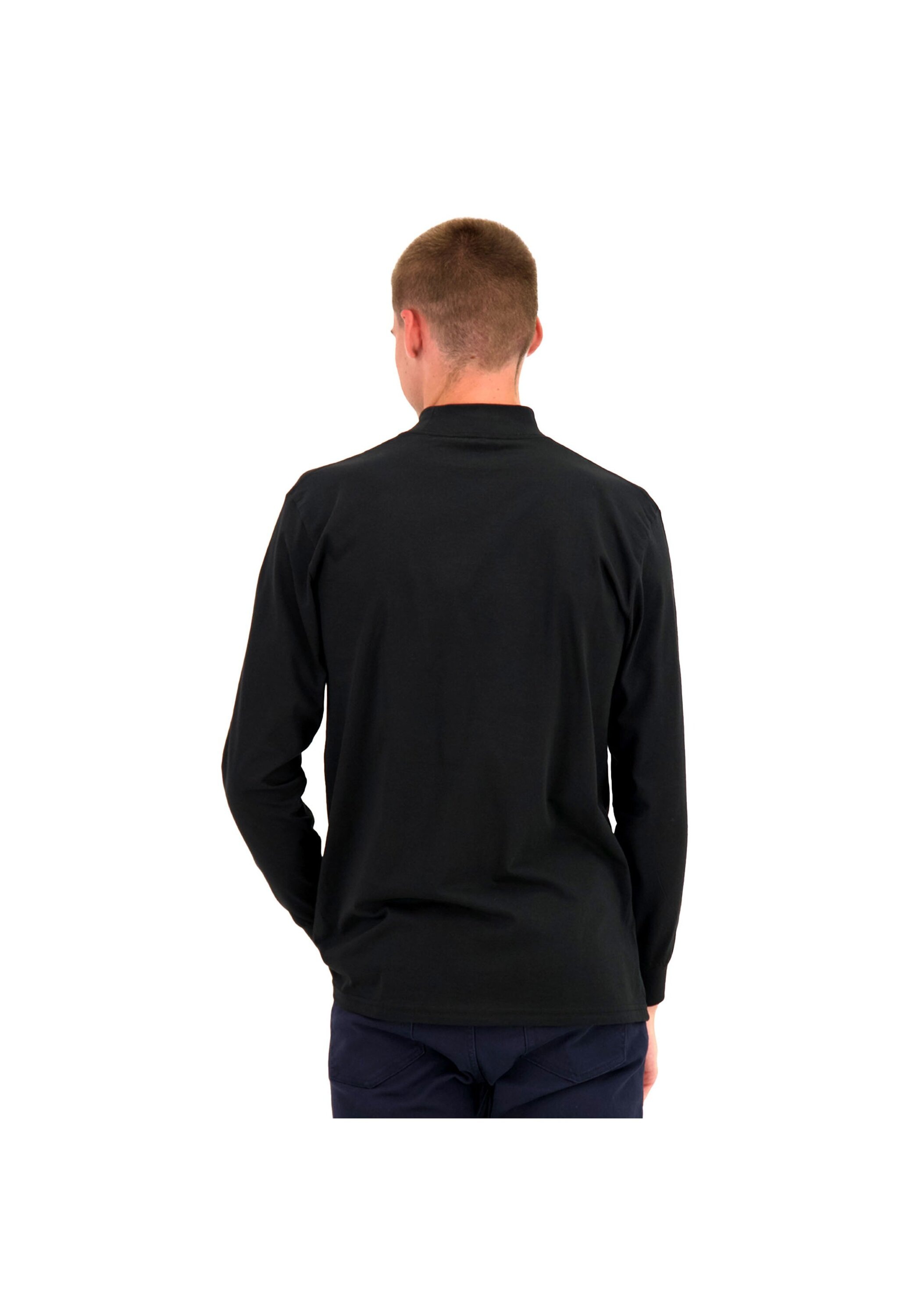 RAGMAN Longsweatshirt »Longsleeve Langarm Basic Stehkragen Regular Fit«
