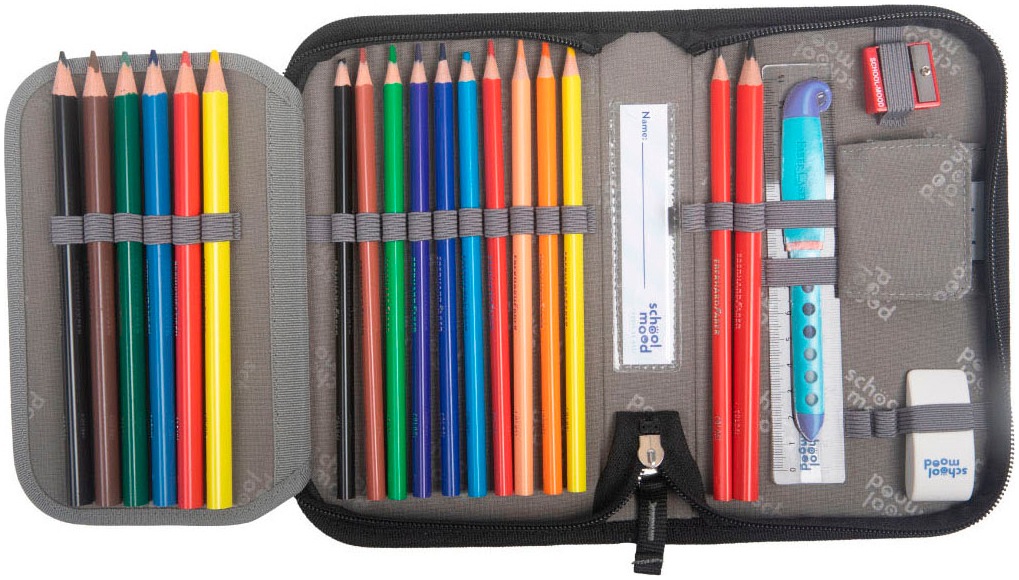 SCHOOL-MOOD® Schulranzen »Champion Pro«, retroreflektierende Flächen, mit LED-Patchy