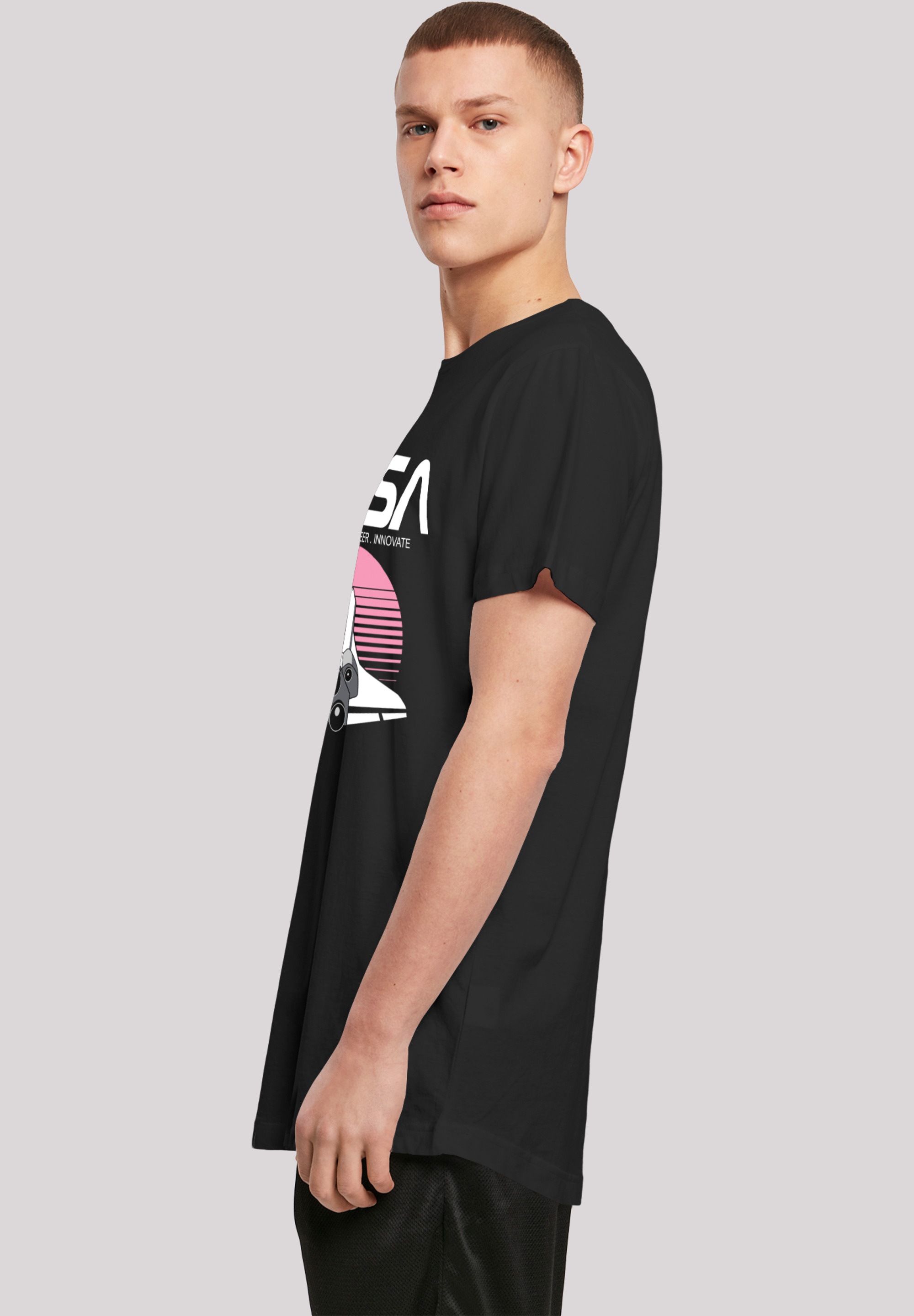 F4NT4STIC T-Shirt »NASA Space Shuttle Sunset'«, Print