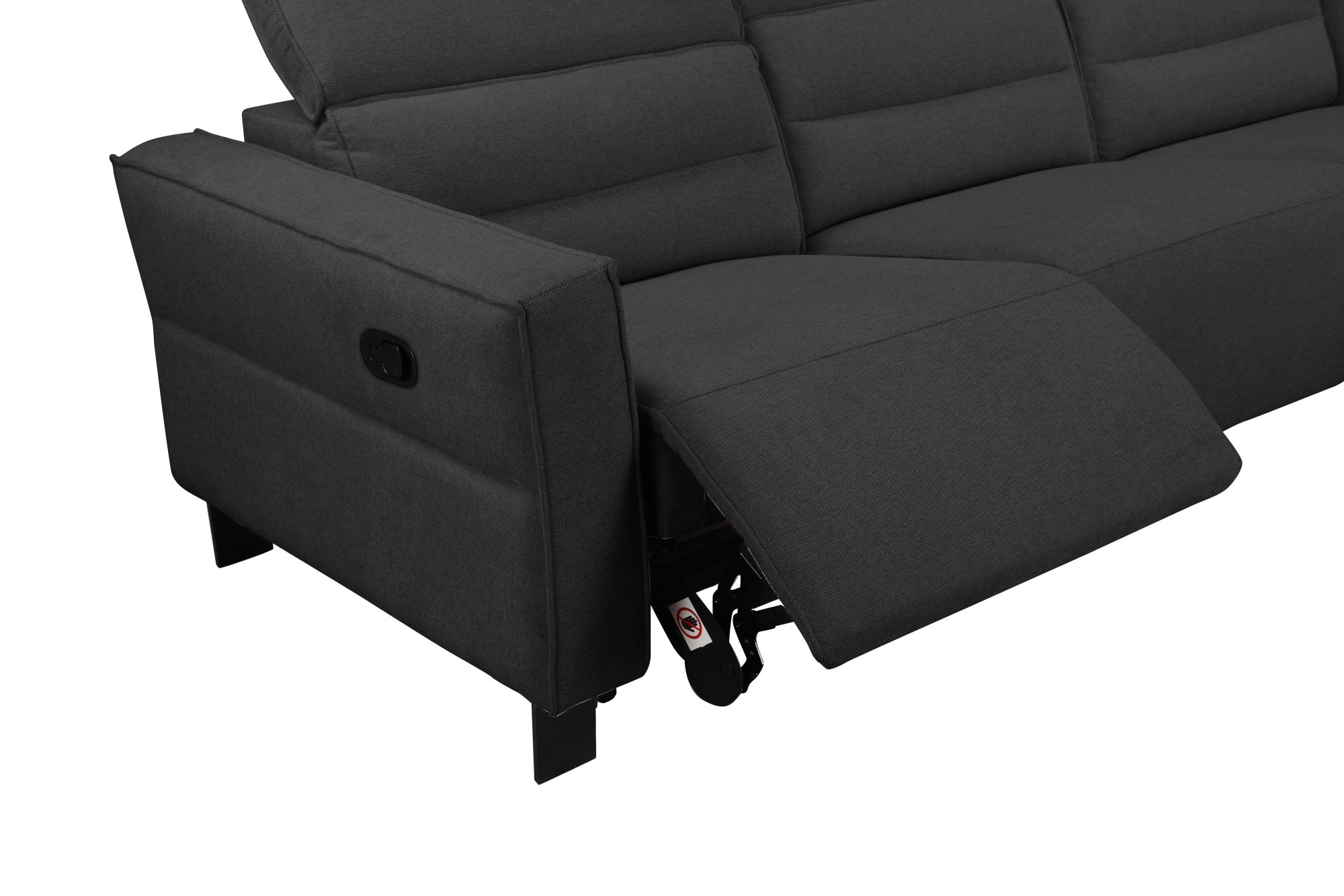 Places of Style Ecksofa »Carpari, L-Form, 263 cm, mit manueller o. elektrischer Relaxfunktion«, und USB/ Kopfteilverstellg