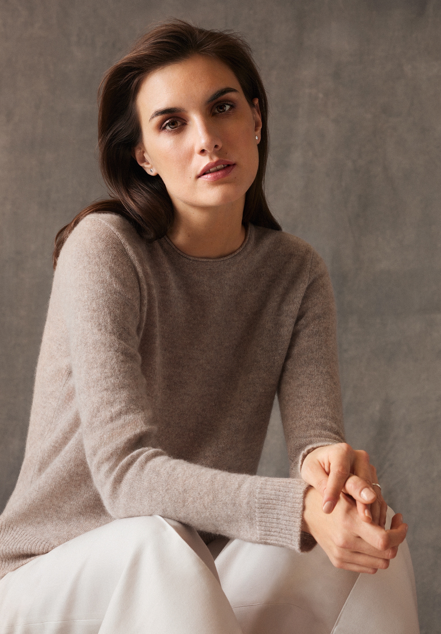 Betty Barclay Strickpullover »Betty Barclay Damen Kaschmir-Pullover mit Rundhalsausschnitt«, (1 tlg.), Strick