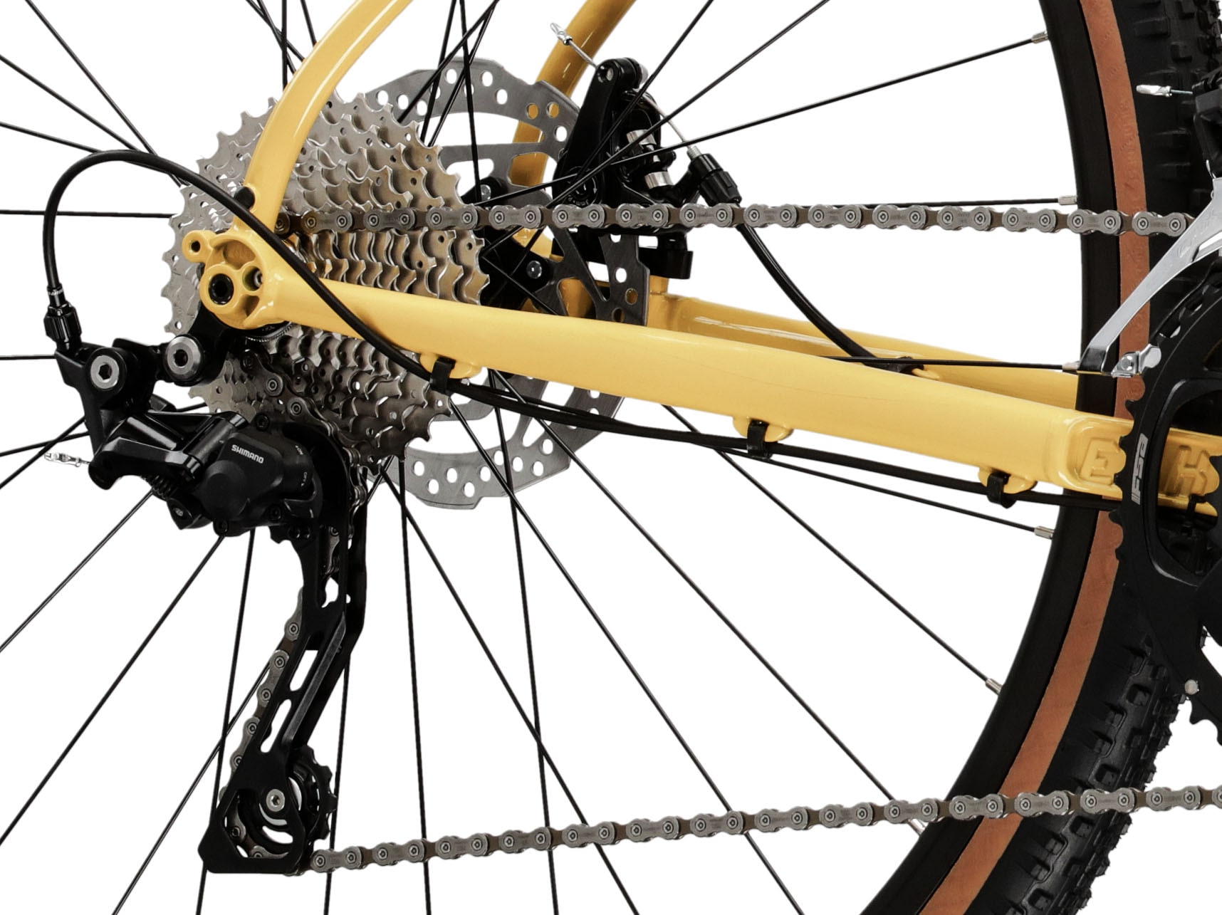 Kross Gravelbike »KROSS Gravelbike Esker 4.0 28" gelb«, 20 Gang, Shimano, GRX RX400 Schaltwerk, Kettenschaltung