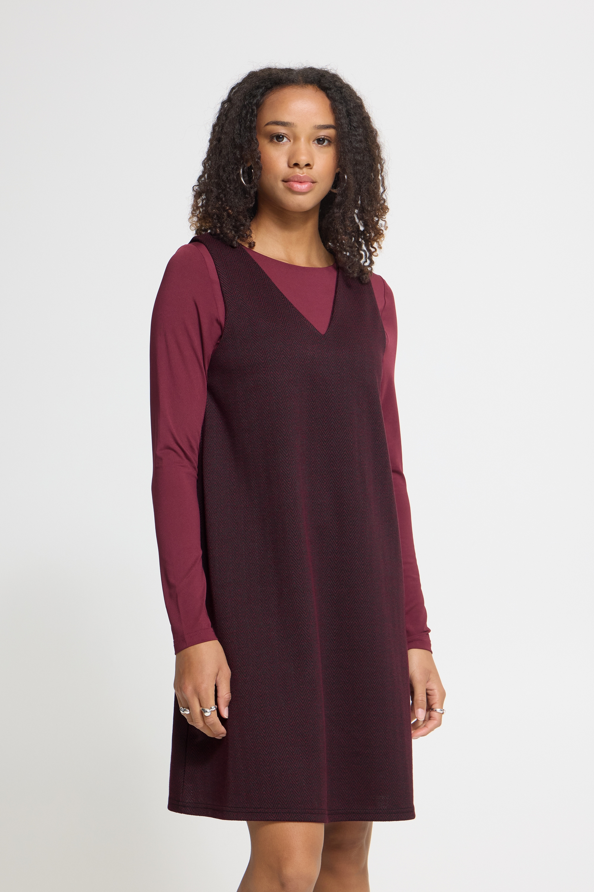 Ichi Midikleid »Damen Freizeitkleid IHKATE«