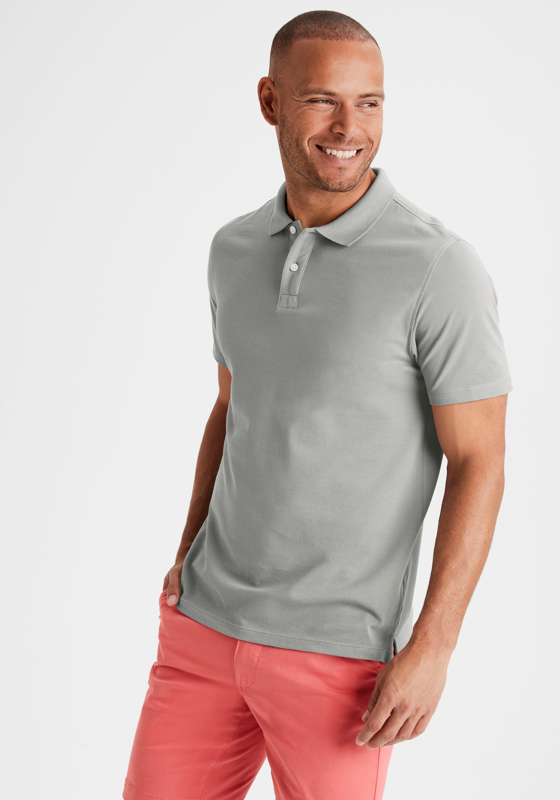 Beachtime Poloshirt, Kurzarm, Shirt mit Polokragen, Baumwoll-Piquè