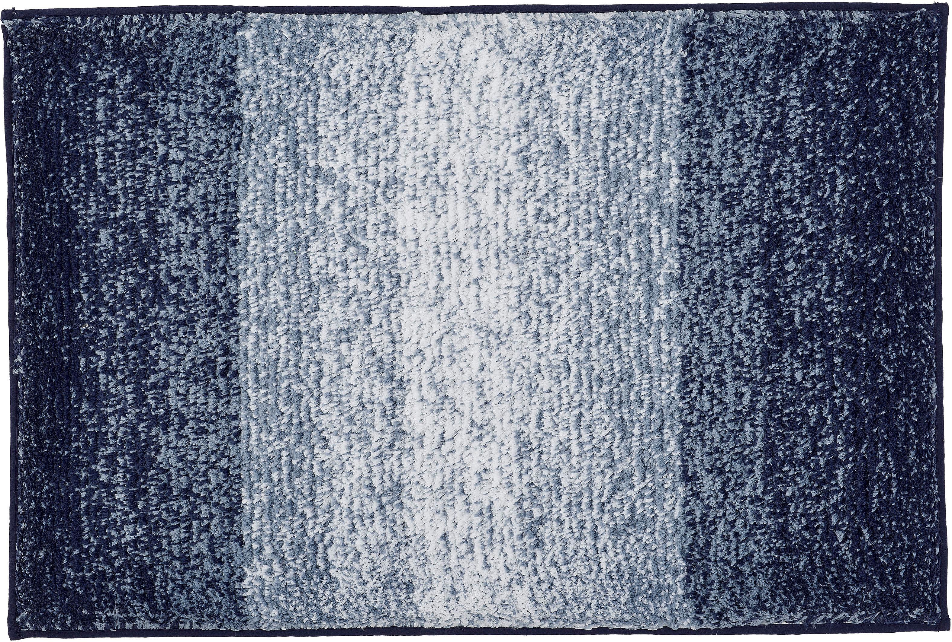 Thumbnail - Kleine Wolke Badematte "Oslo" Höhe 30 mm rutschhemmend beschichtet fußbodenheizungsgeeignet Badteppich, Melange Effekt, ...