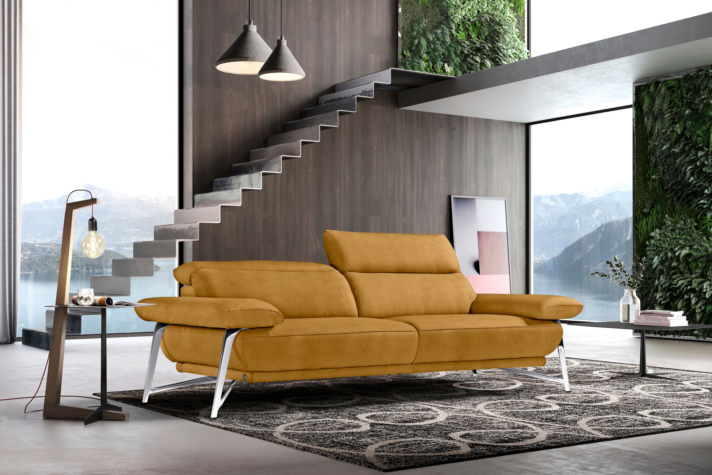 Egoitaliano 2,5-Sitzer "Anais, Designsofa mit hohem Sitzkomfort, Designfuß, günstig online kaufen