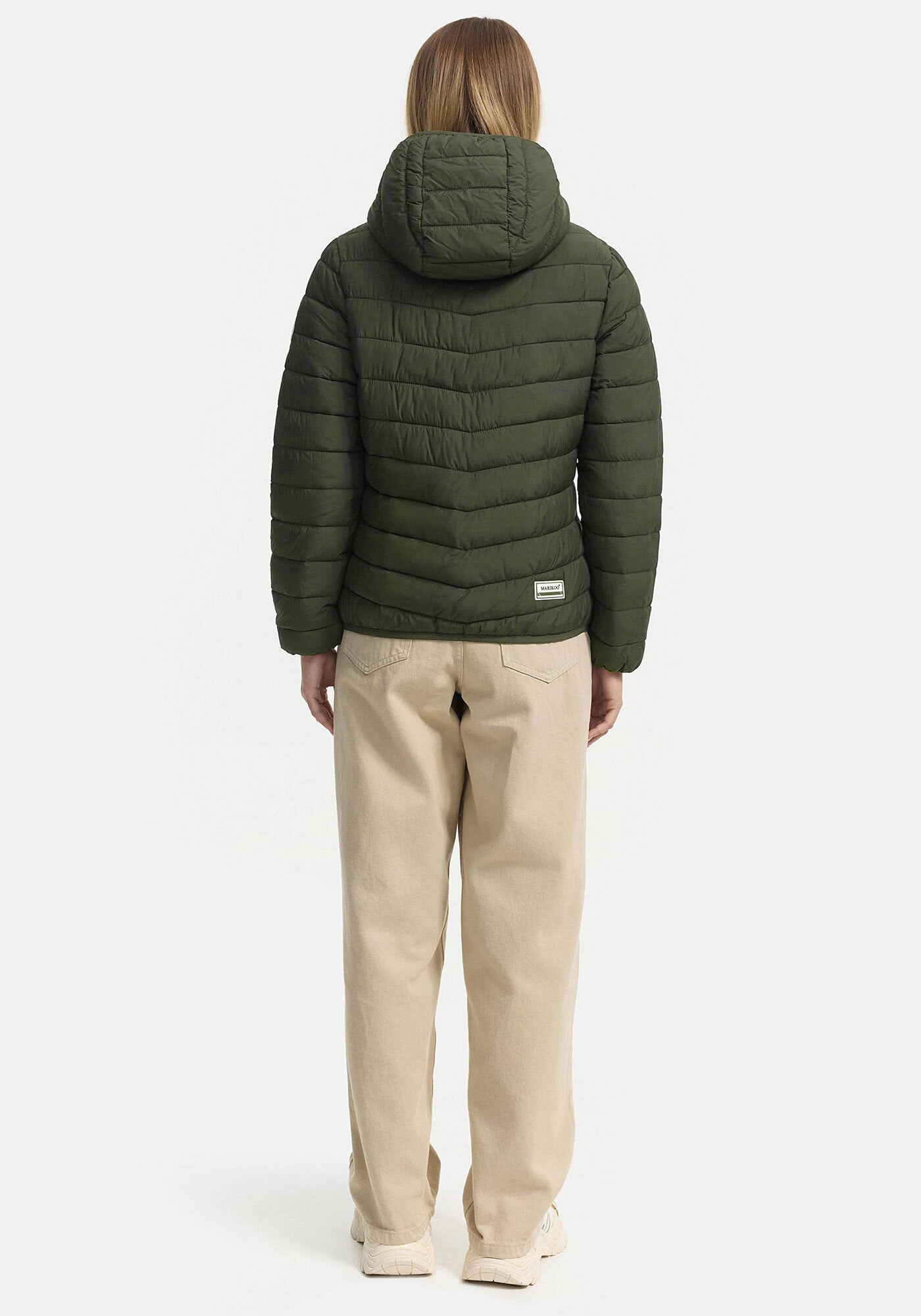 Marikoo Winterjacke »Pack mich ein«, Mit Kapuze und Beutel zum Verstauen der Jacke