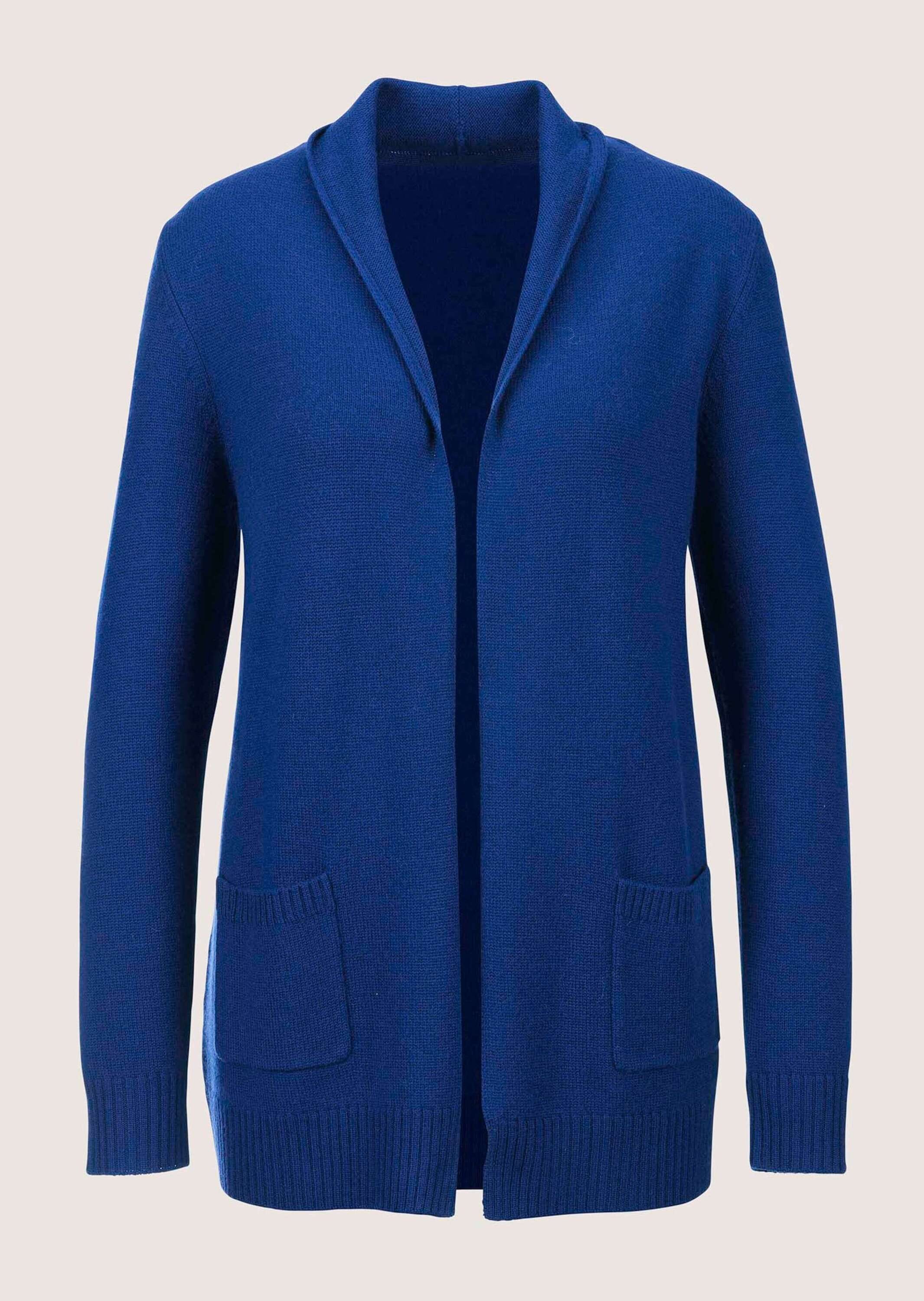 MADELEINE Strickjacke "Strickjacke Verkürzte Schurwolljacke mit Stehkragen" günstig online kaufen