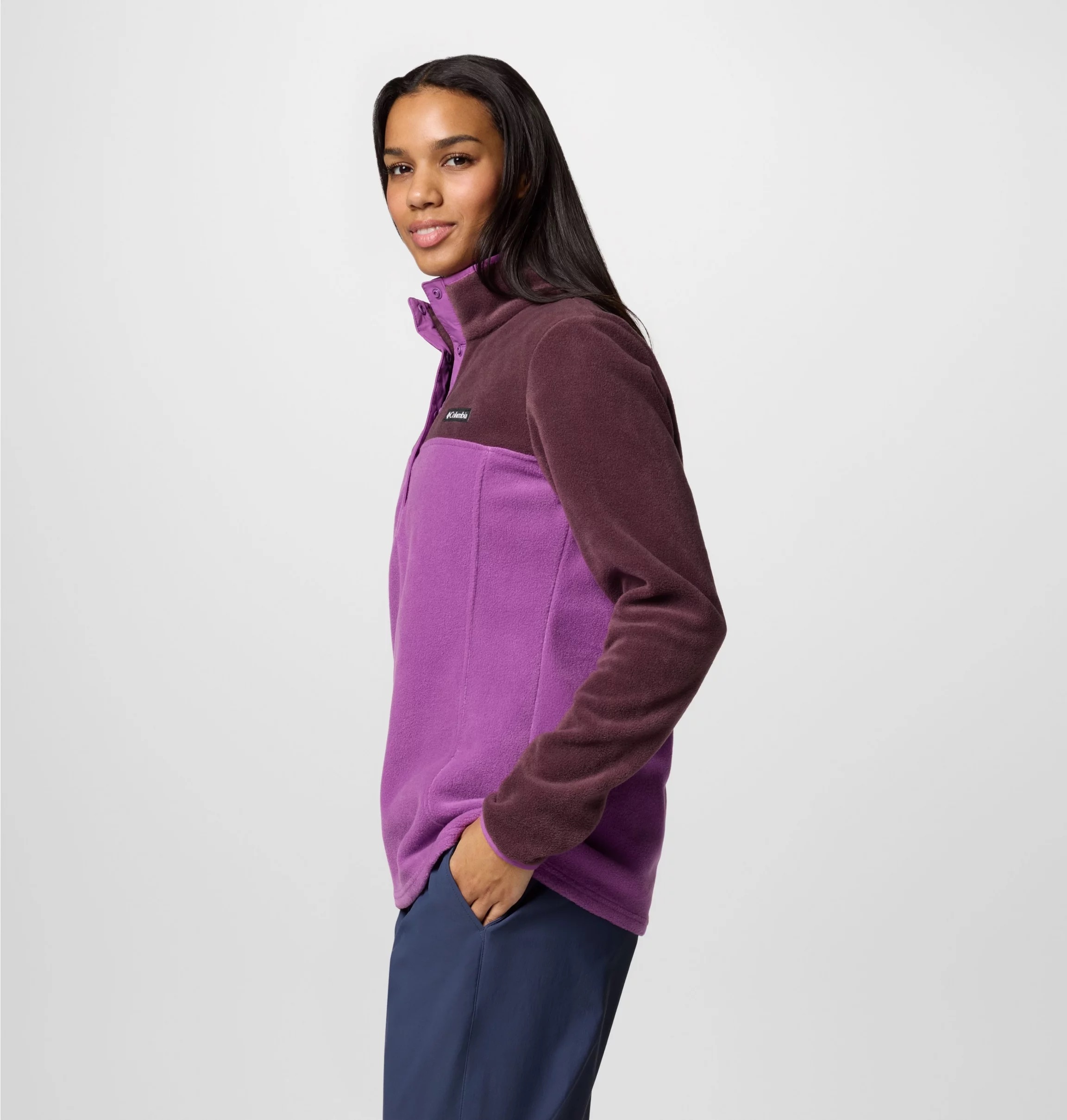 Columbia Fleecepullover »BENTON SPRINGS 1/2 SNAP PULL OVER II«, (1 tlg.)