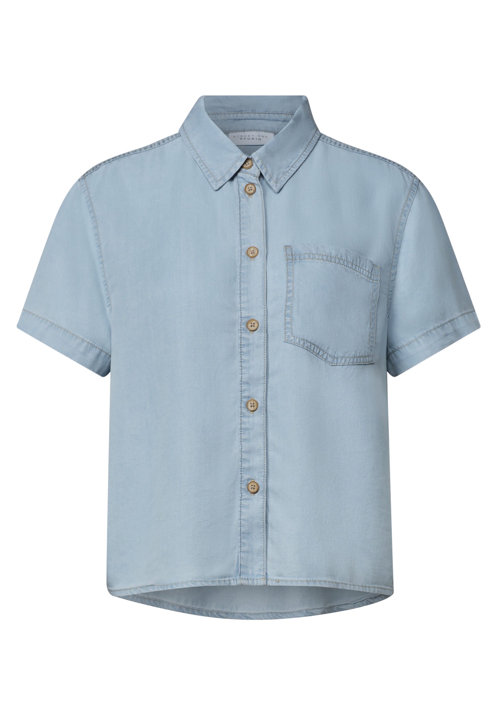 STREET ONE STUDIO Jeansbluse im Denim-Style
