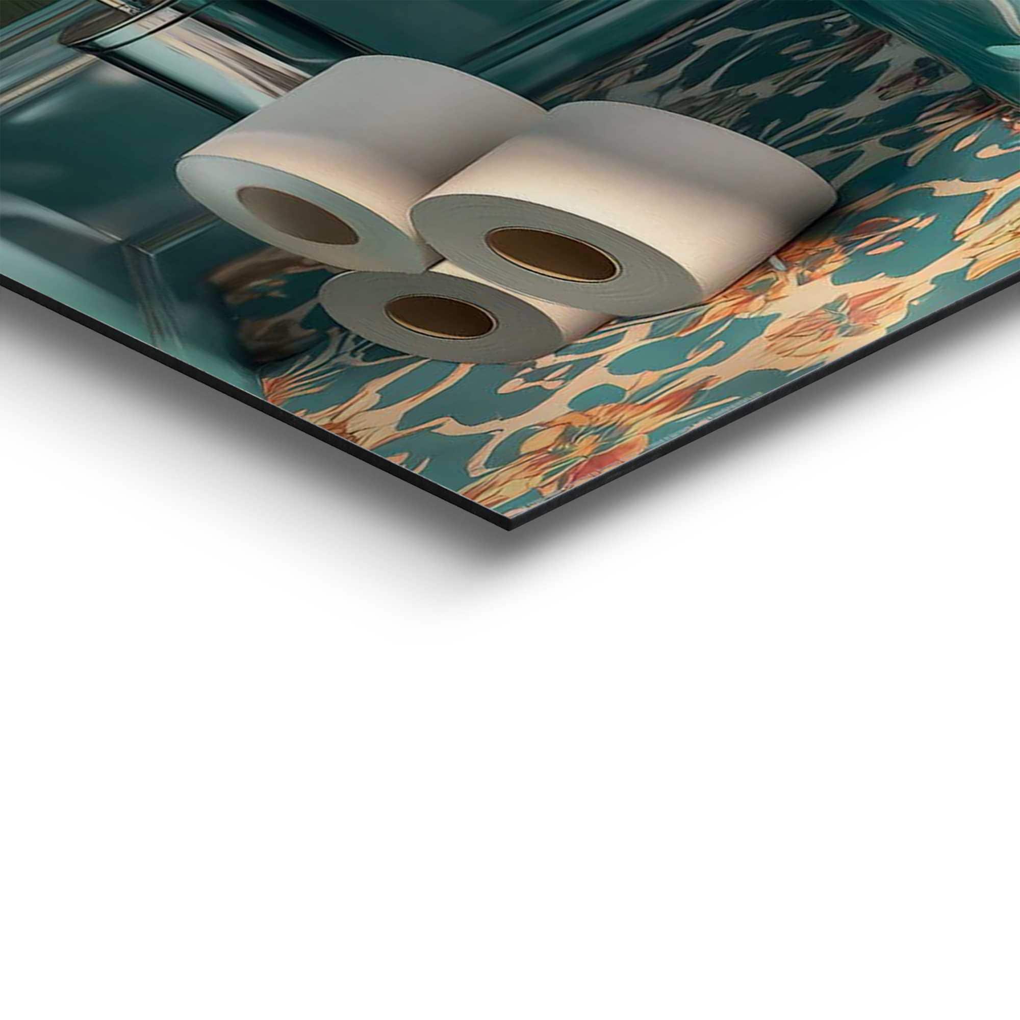 Reinders! Deco-Panel »Affe auf der Toilette« Humor 1 Stk. tlg. Toilette - Blau - MDF - Humor - 60x90 cm
