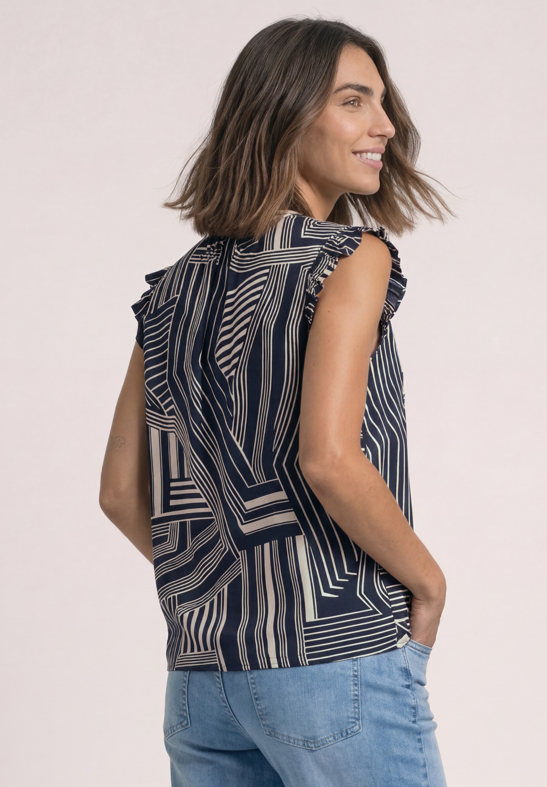 STREET ONE Blusentop aus softer Viskose