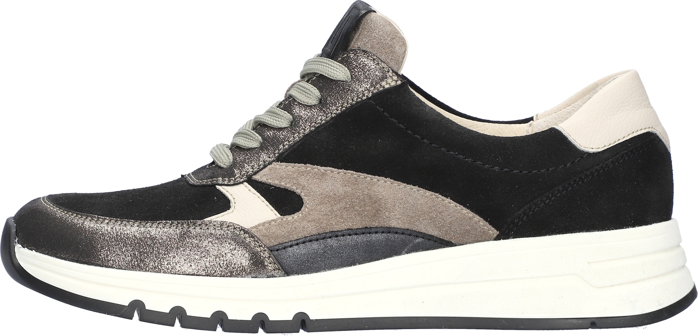 Waldläufer Keilsneaker »H-APRIL«, Bequemschuh, Halbschuh, Schnürschuh, komfortable Weite H (= sehr weit)