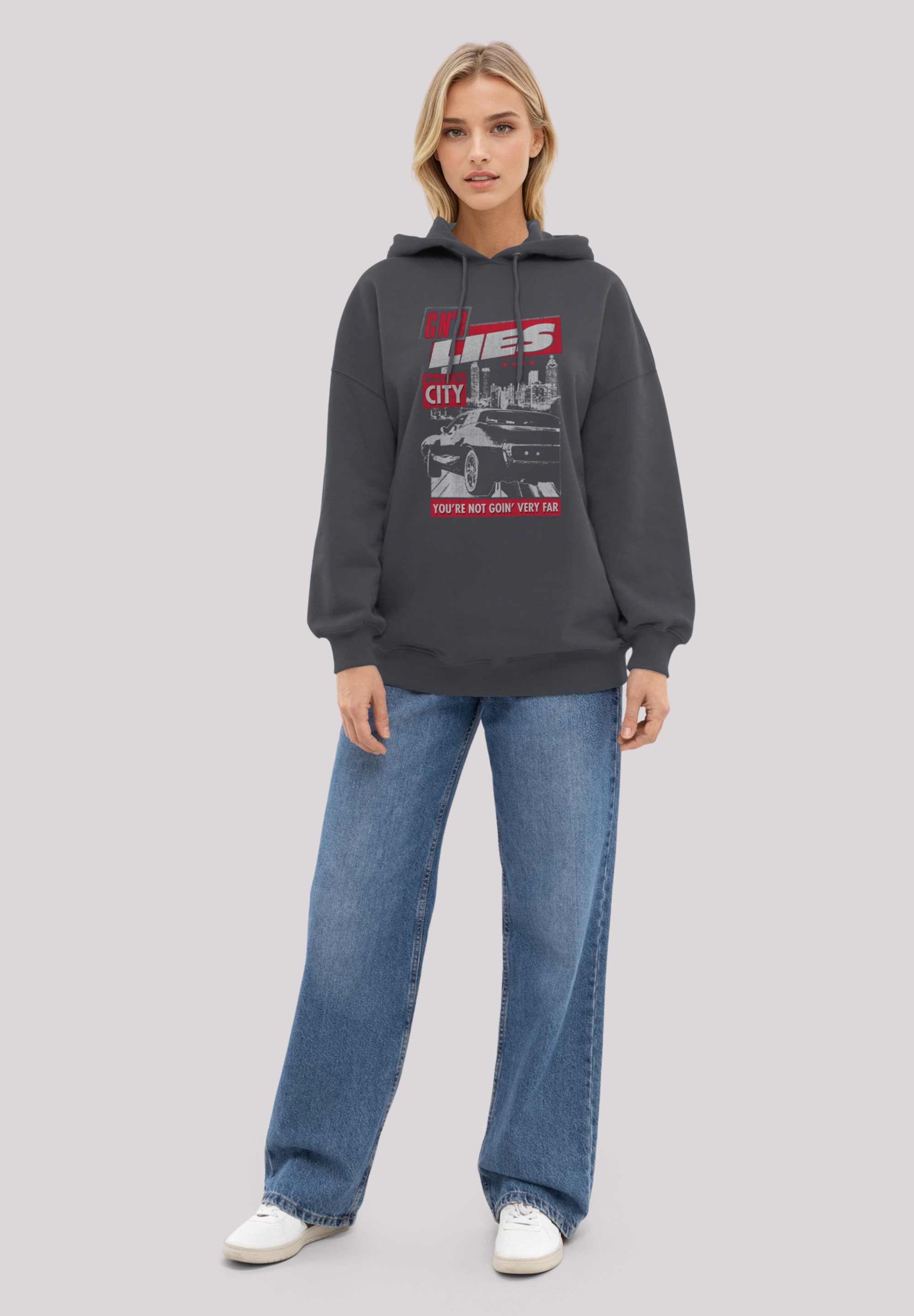 F4NT4STIC Kapuzenpullover »Guns N' Roses Lies City Rock Music« Premium Qualität