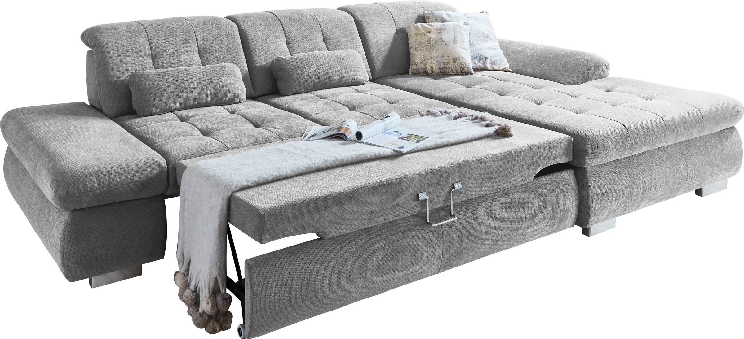 Die PlanBar Ecksofa »MP-IN17004 L-Form«, wahlweise mit Funktion, Federkern