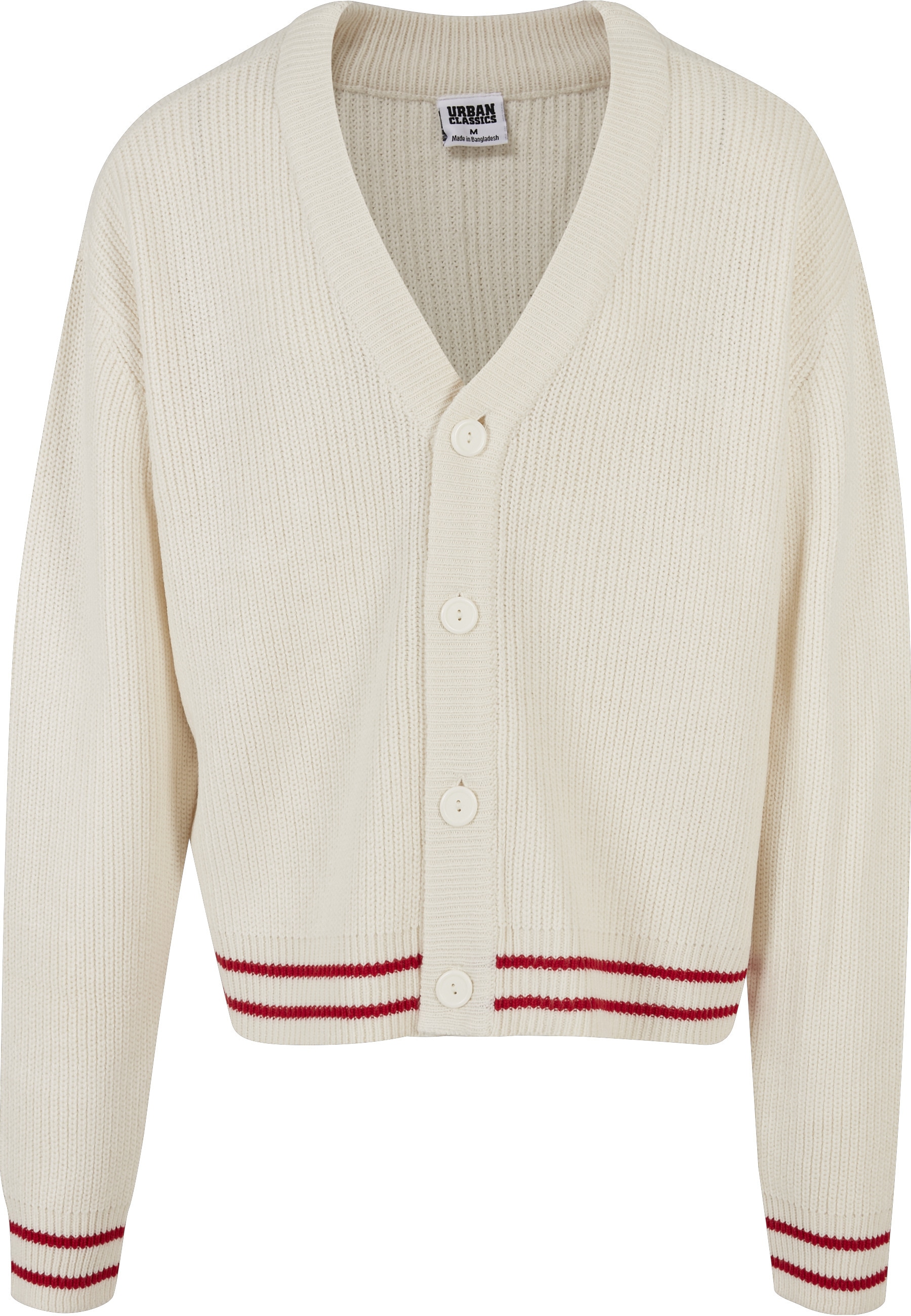 URBAN CLASSICS Cardigan "Urban Classics Herren Sporty Boxy Cardigan" 1 Stk.