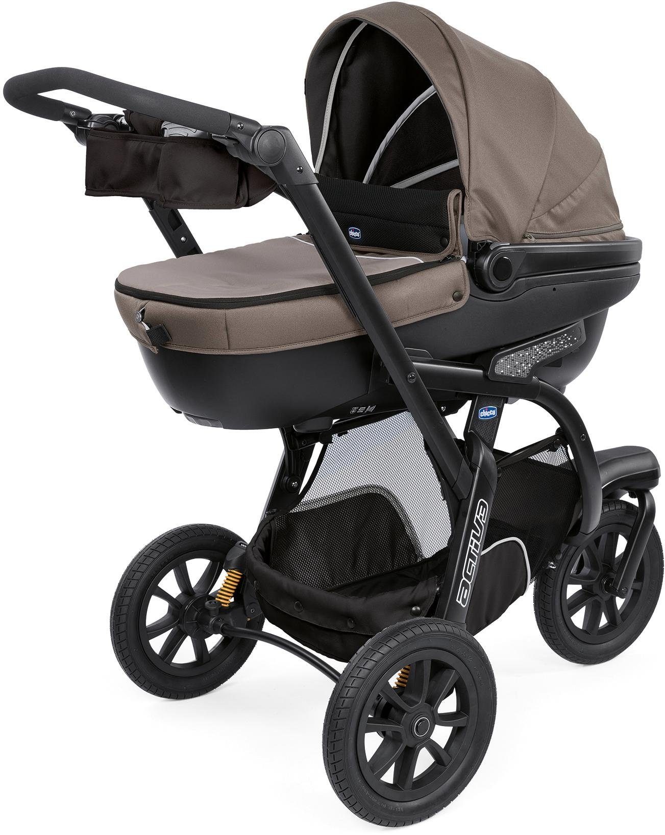 Chicco Kombi-Kinderwagen »Trio-System Activ3 Top, Dark Beige«, 15 kg