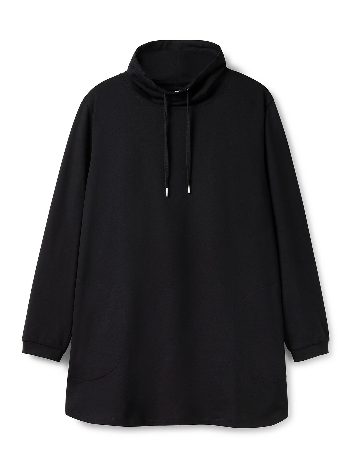 Sheego Sweatshirt »Große Größen«, mit hohem Kragen und Tunnelzug
