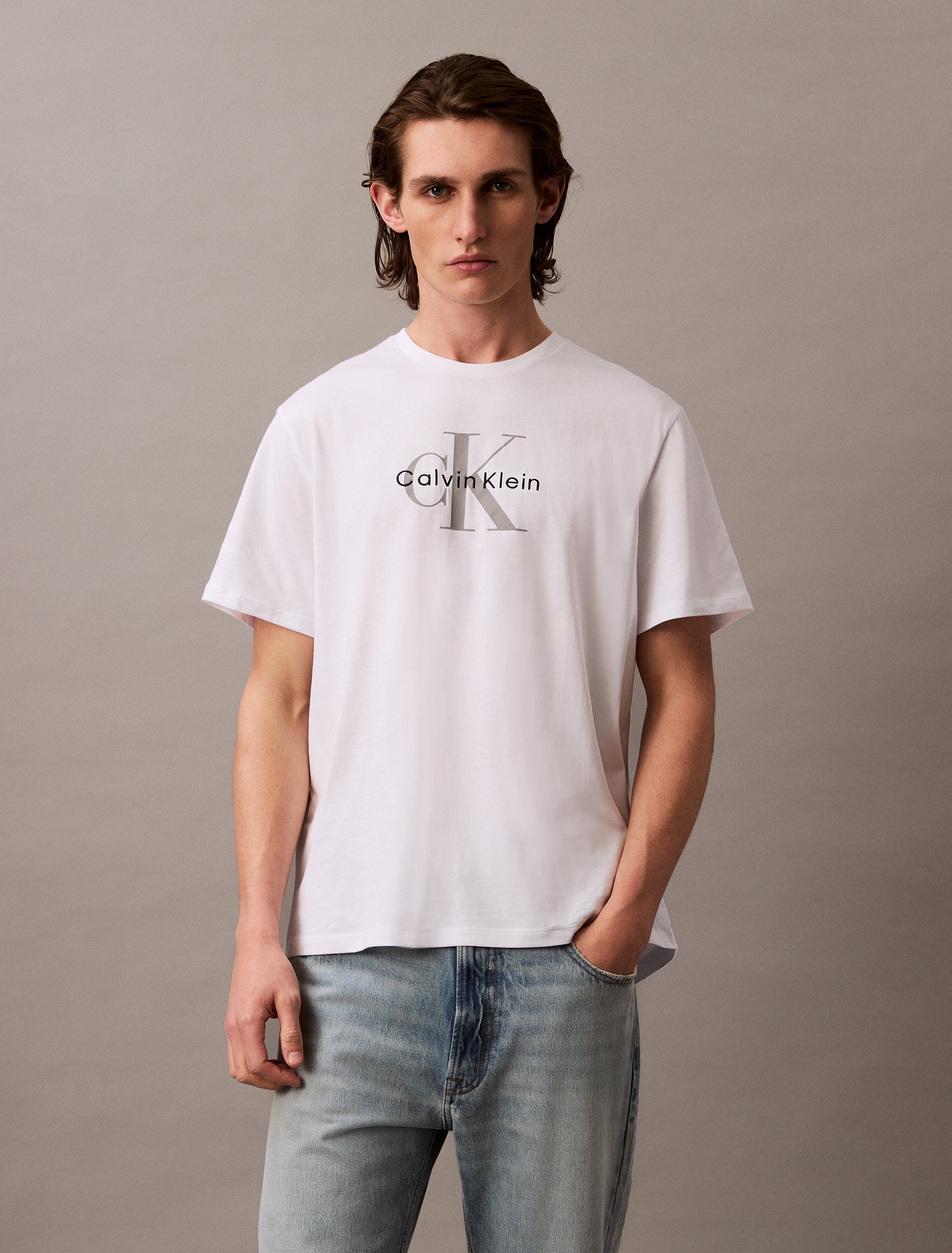Calvin Klein Jeans T-Shirt "SS Hero Monologo Tee 20s", Mit Rundhalsausschni günstig online kaufen